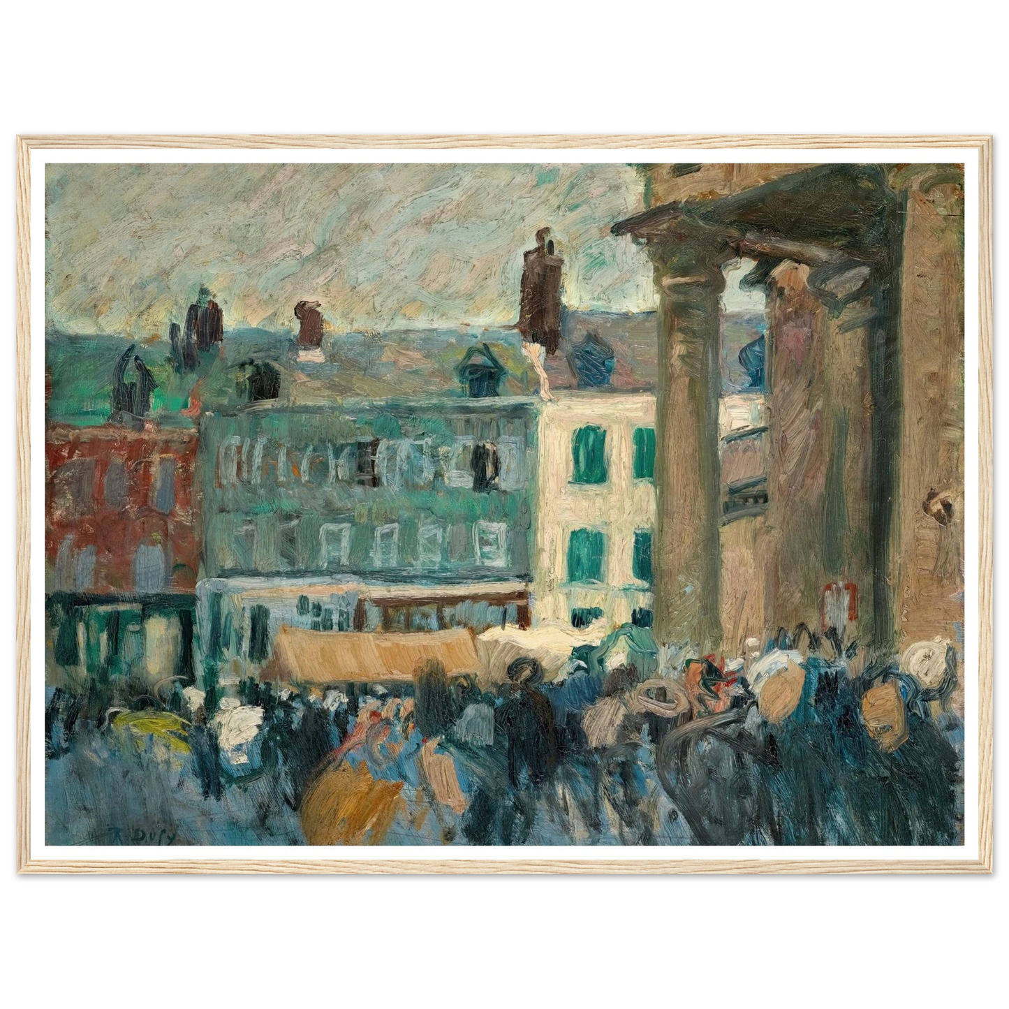 Dans la rue (1901) Art Print | Raoul Dufy-Quipham Collections