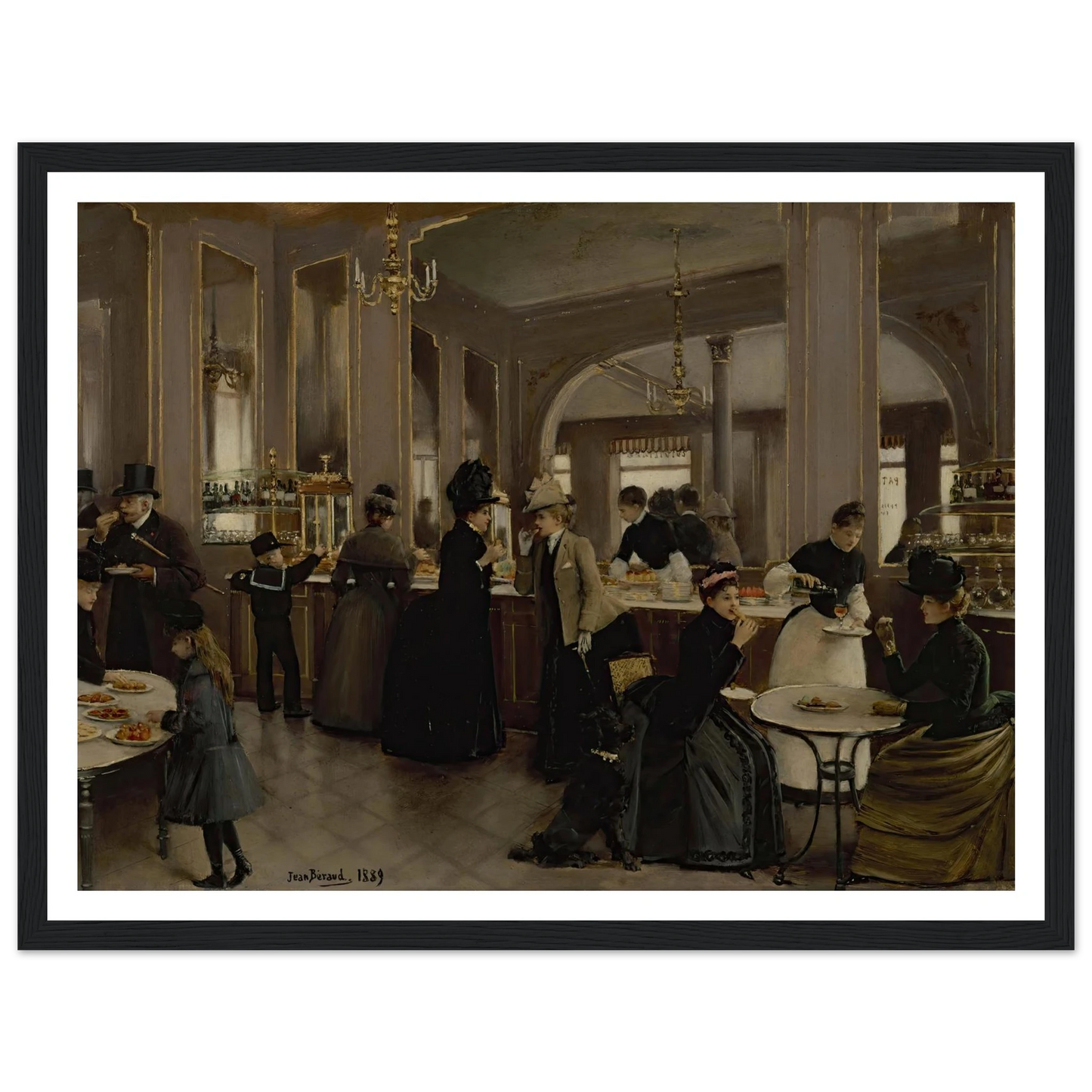La pâtisserie Gloppe (1889) Art Print | Jean Beraud-Quipham Collections