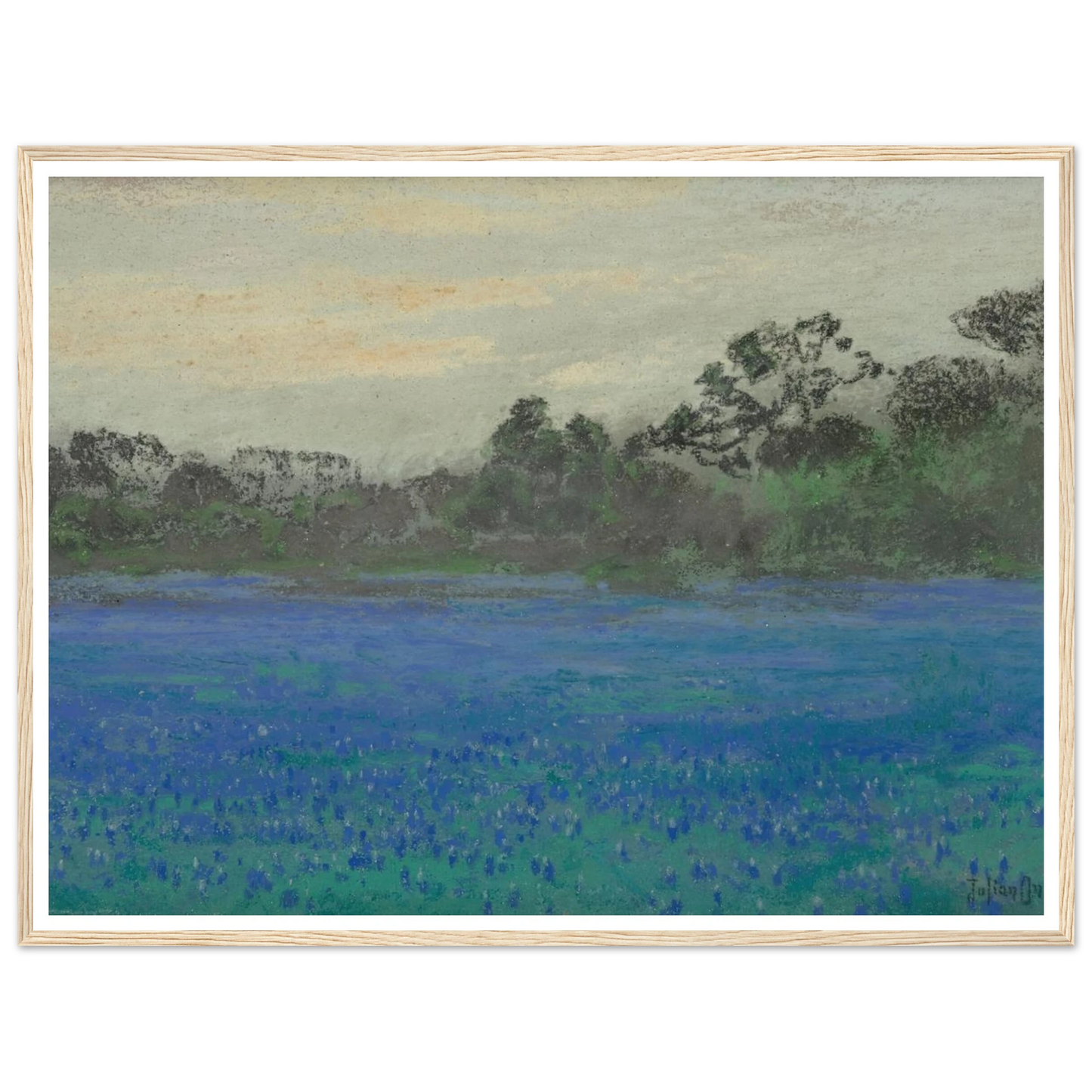 Bluebonnet Field (1921) Art Print | Julian Onderdonk-Quipham Collections
