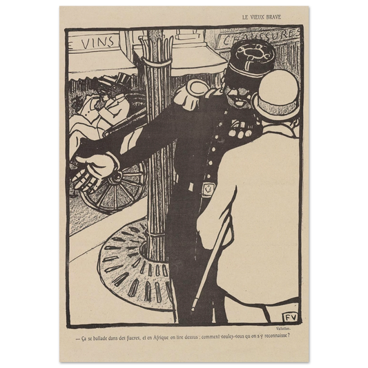 5 septembre 1903 Art Print | Felix Vallotton - Framed Poster - 30x40 cm / 12x16″ - Black frame