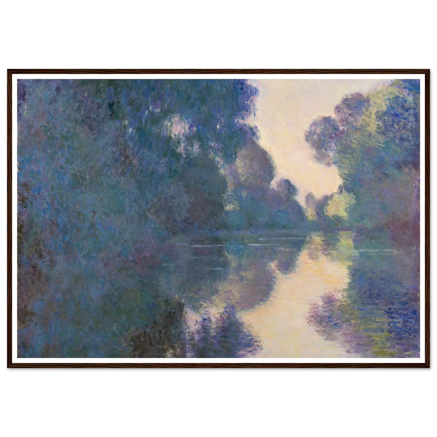 Morning on the Seine near Giverny (1897) Art Print | Claude Monet-Quipham Collections