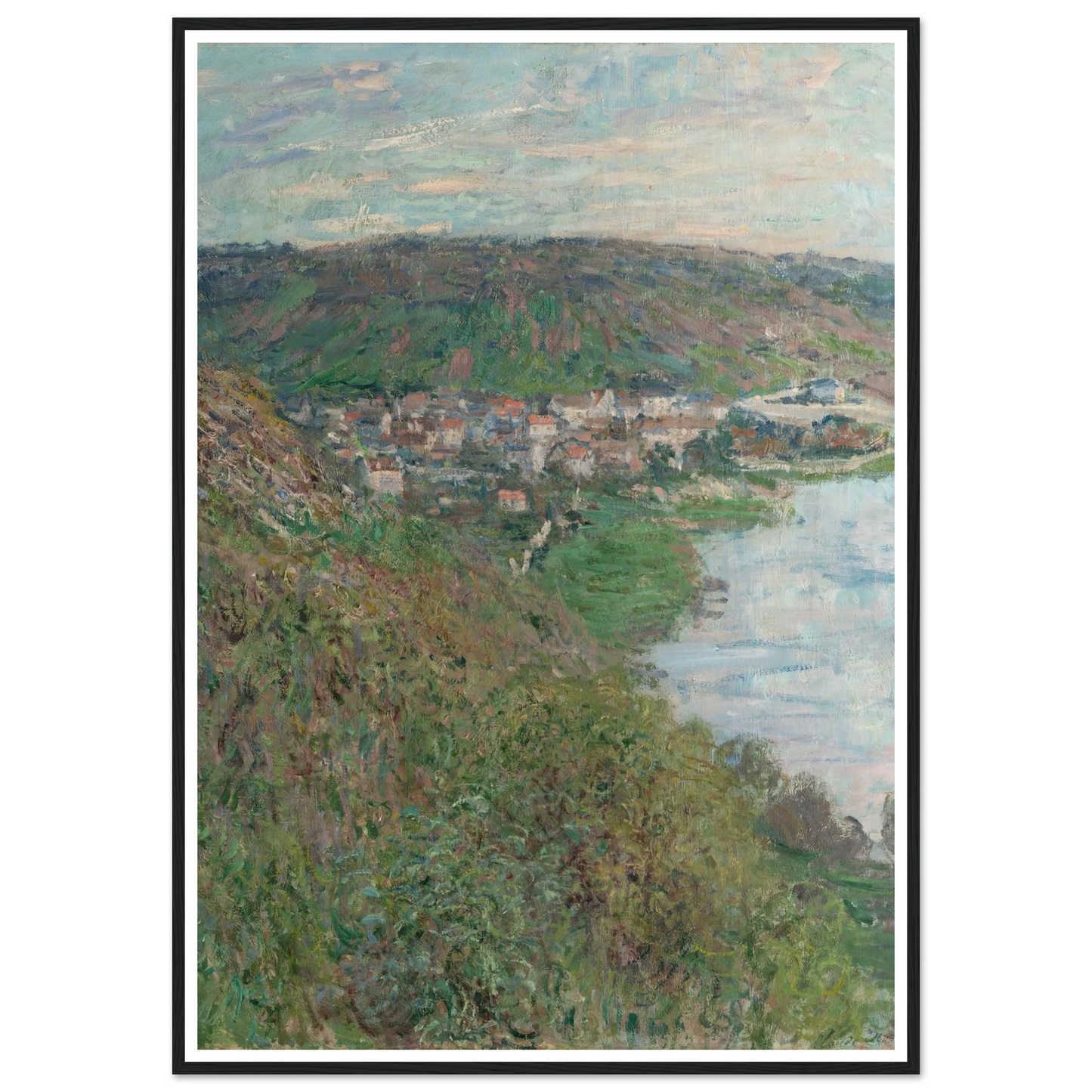 View of Vétheuil (1880) Art Print | Claude Monet-Quipham Collections