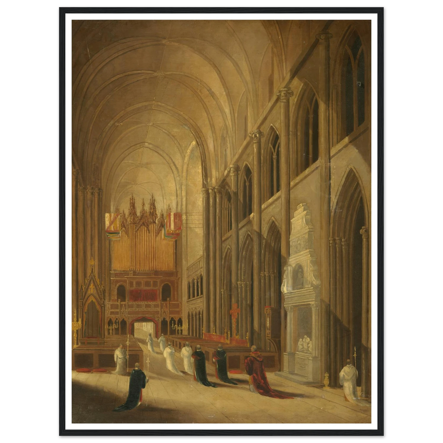 Going to Mass Art Print | David Roberts-Quipham Collections