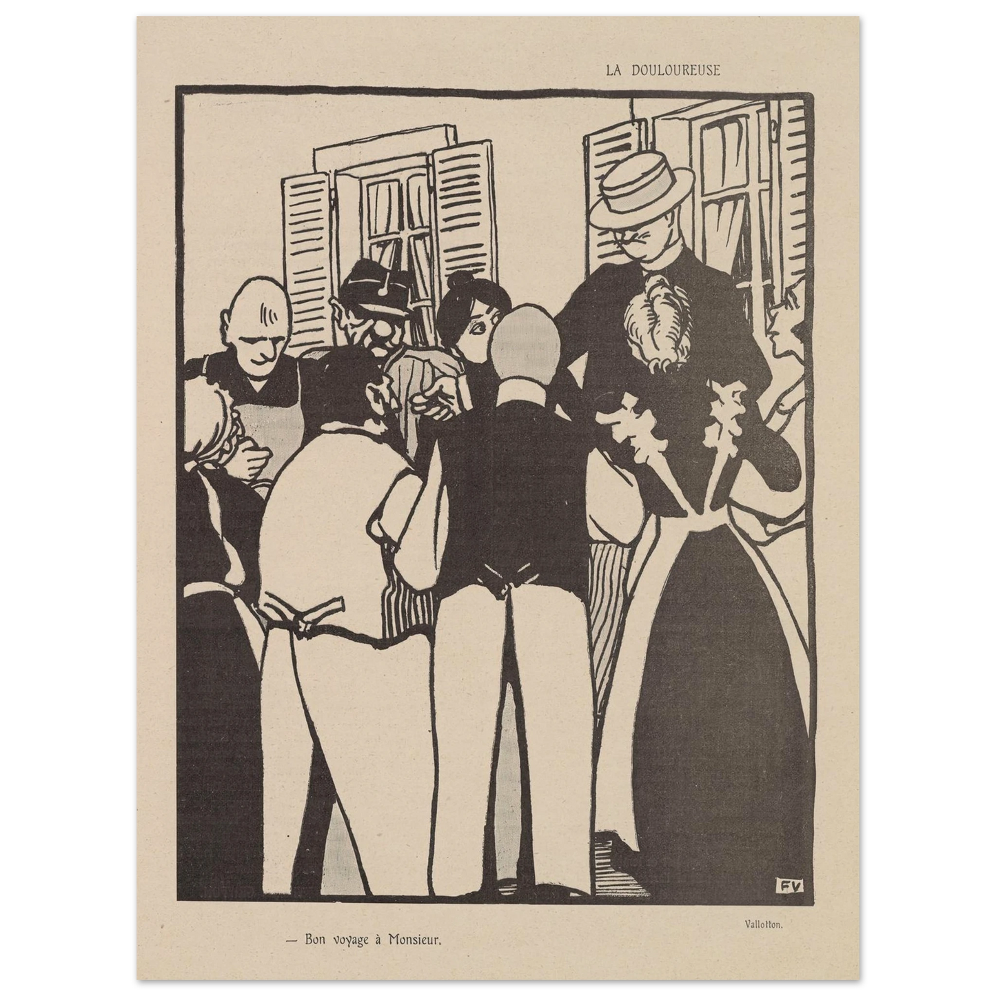22 août 1903. Art Print | Felix Vallotton-Quipham Collections