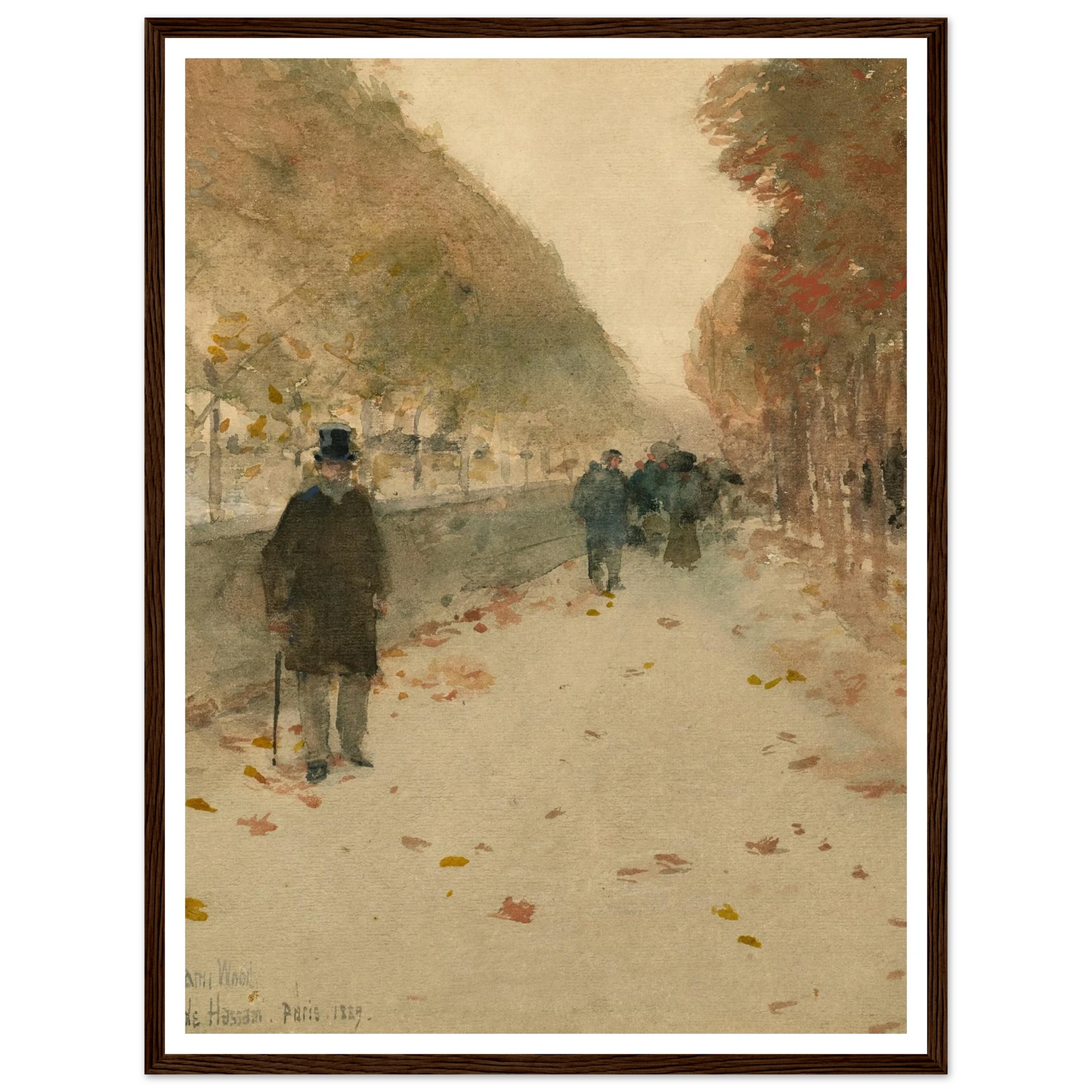 Quai du Louvre (1889) Art Print | Childe Hassam-Quipham Collections