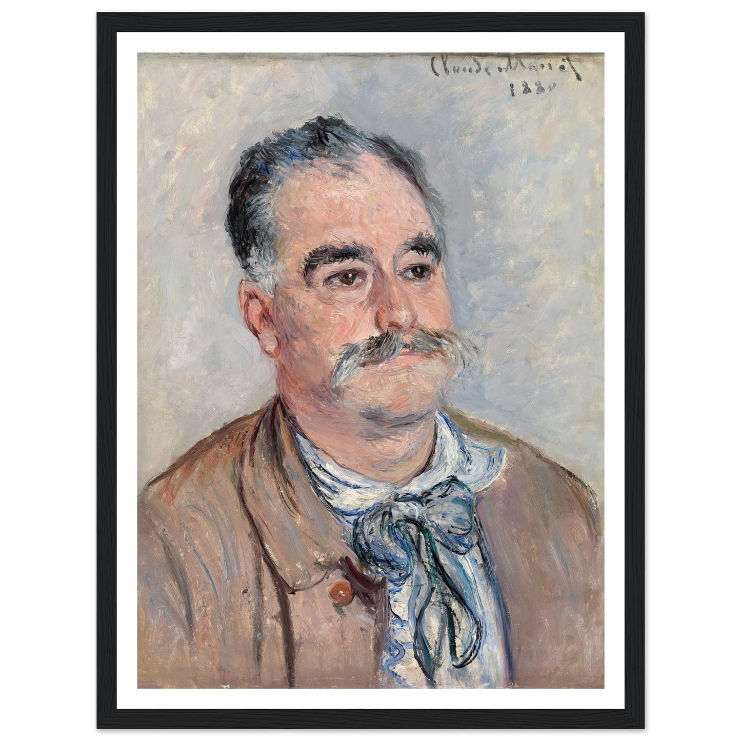 Monsieur Coqueret (Father) (1880) Art Print | Claude Monet-Quipham Collections