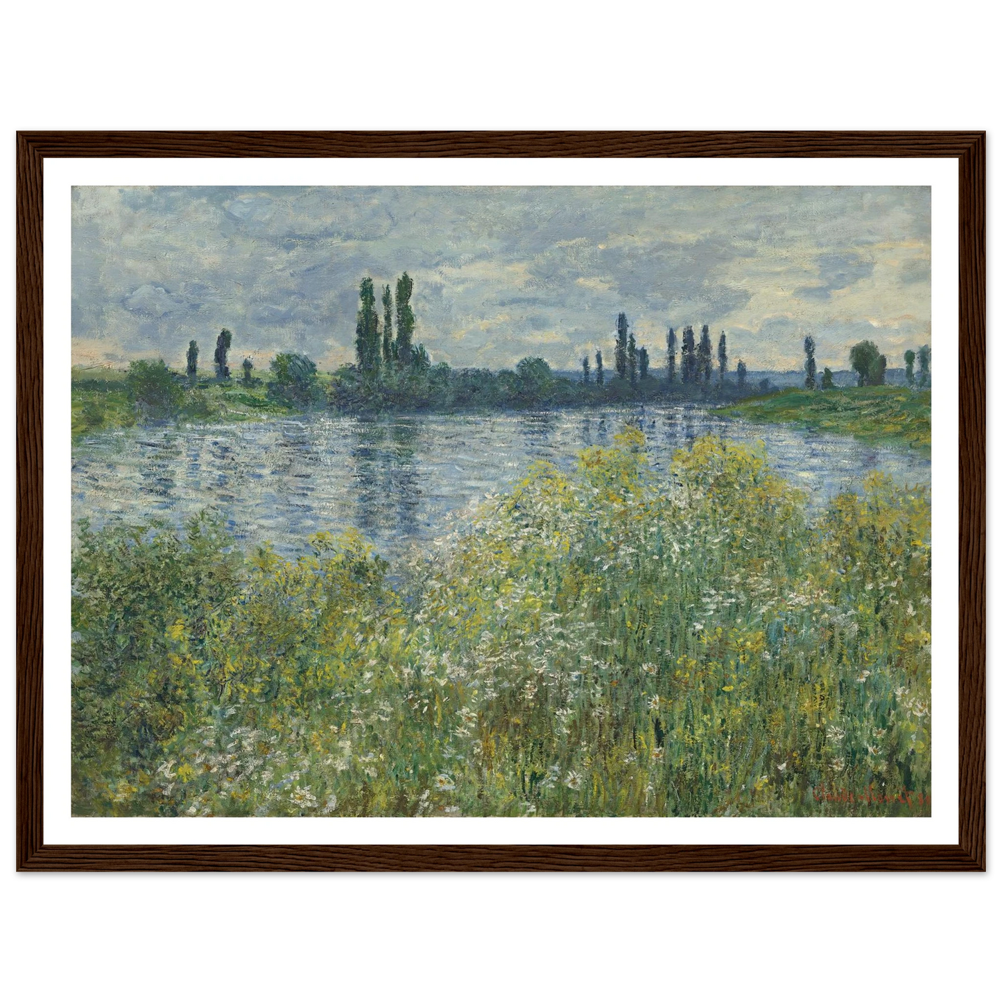 Banks of the Seine,Vétheuil (1880) Art Print | Claude Monet-Quipham Collections