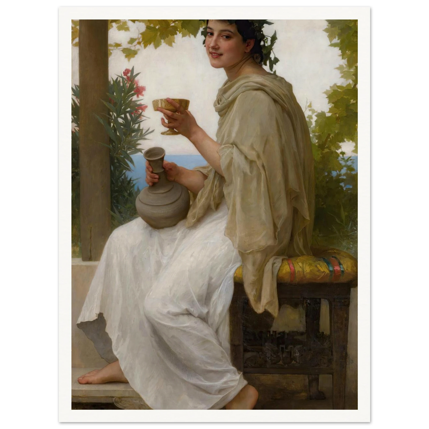 Bacchante (1894) Art Print | William Bouguereau-Quipham Collections