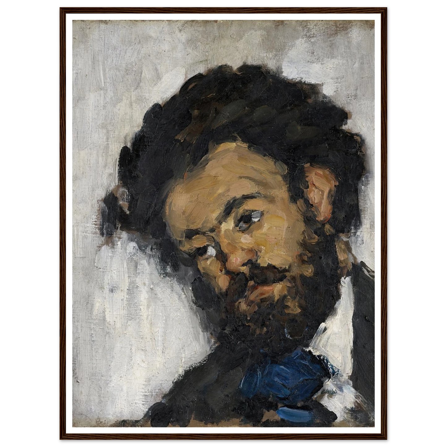 Portrait Of Antoine-Fortuné Marion (1871) Art Print | Paul Cezanne-Quipham Collections