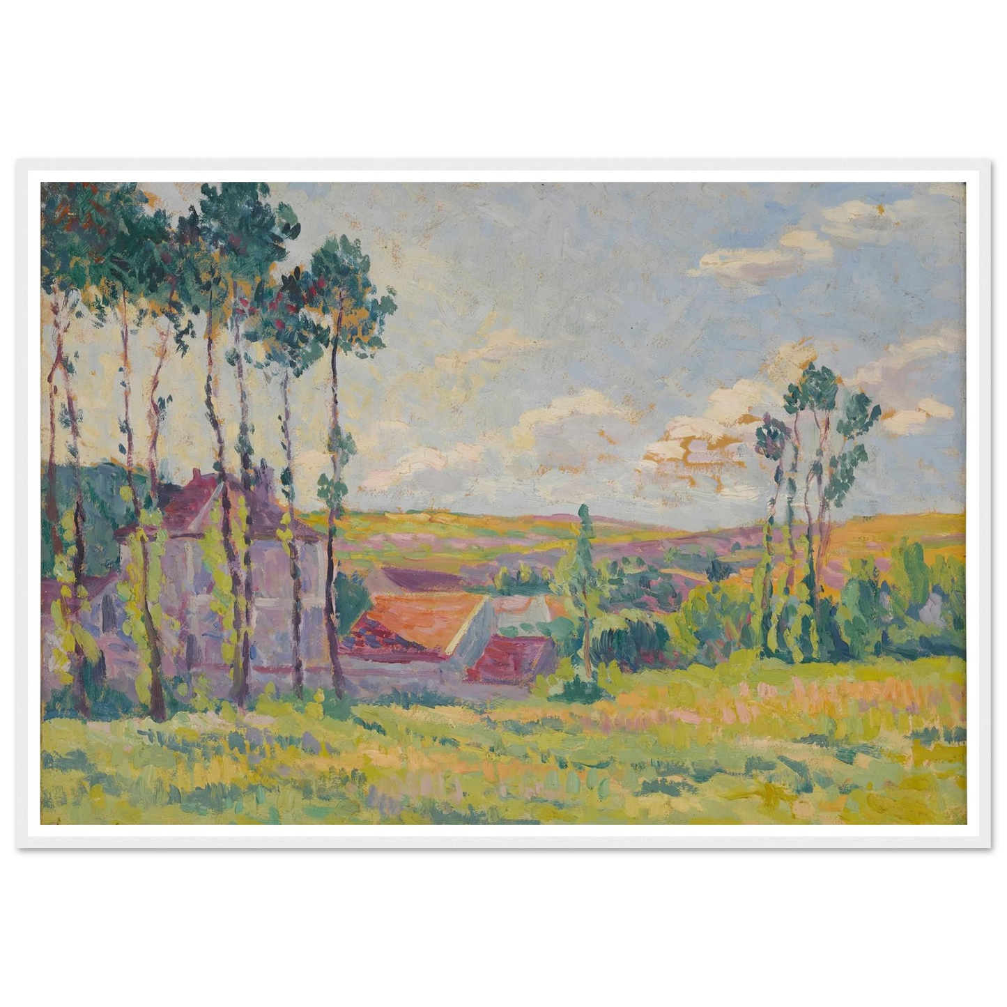 Moulineux, la teinderie (1903) Art Print | Maximilien Luce-Quipham Collections