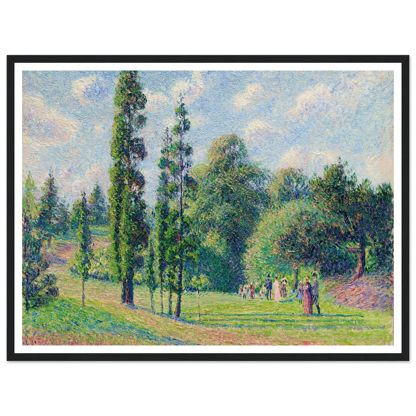 Jardin de Kew, Londres, près d’un étang (1892) Art Print | Camille Pissarro-Quipham Collections