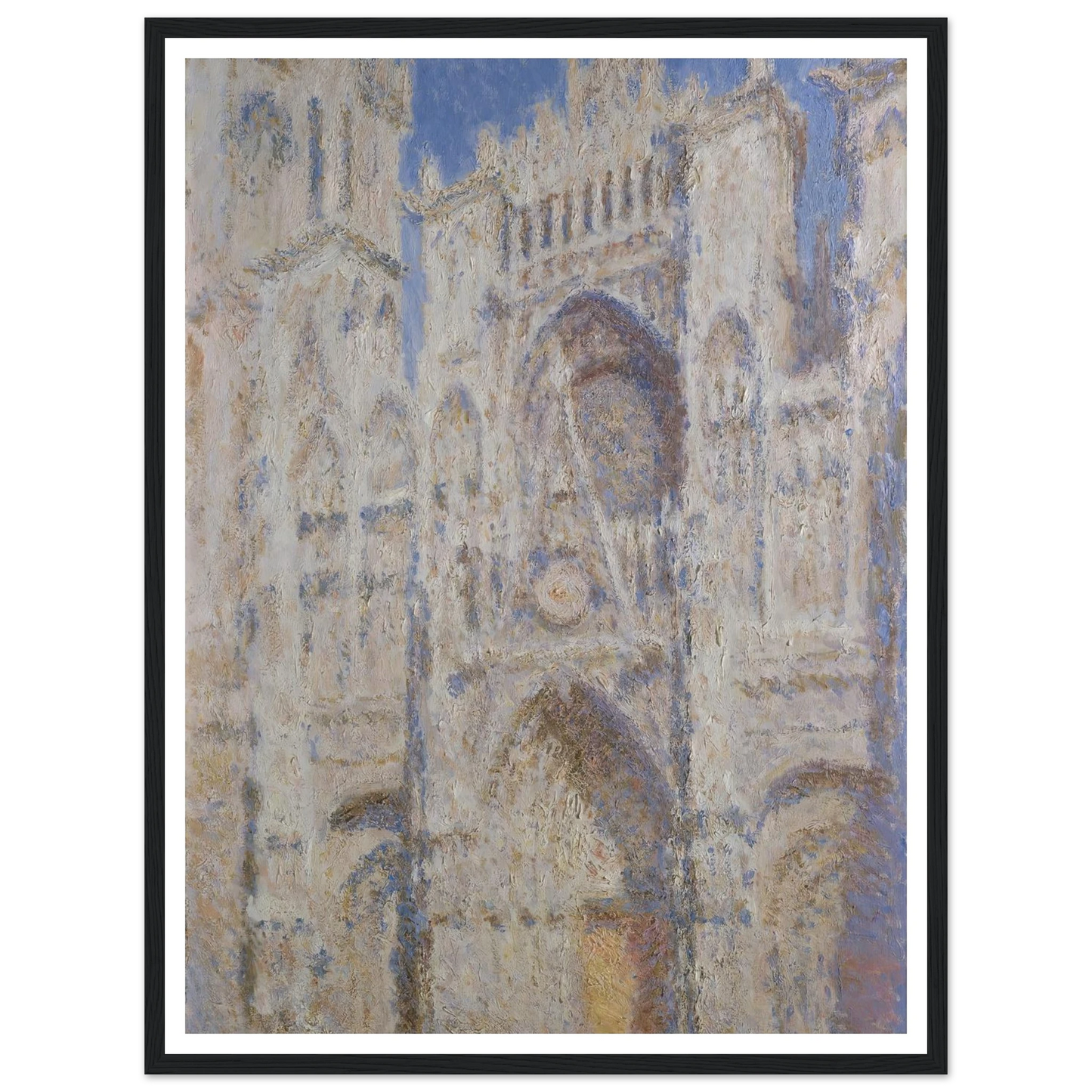 Rouen Cathedral; The Portal (Sunlight) (1894) Art Print | Claude Monet-Quipham Collections