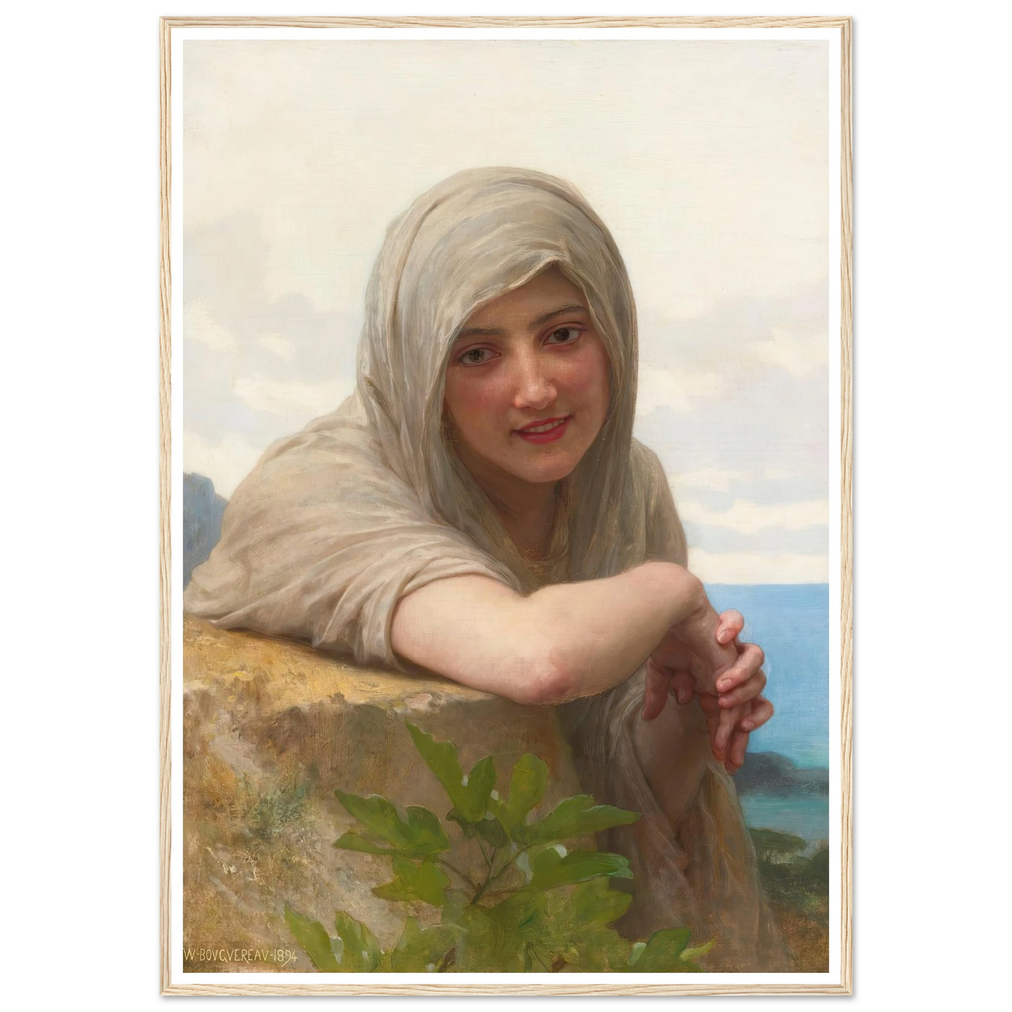Souvenir (1894) Art Print | William Bouguereau-Quipham Collections