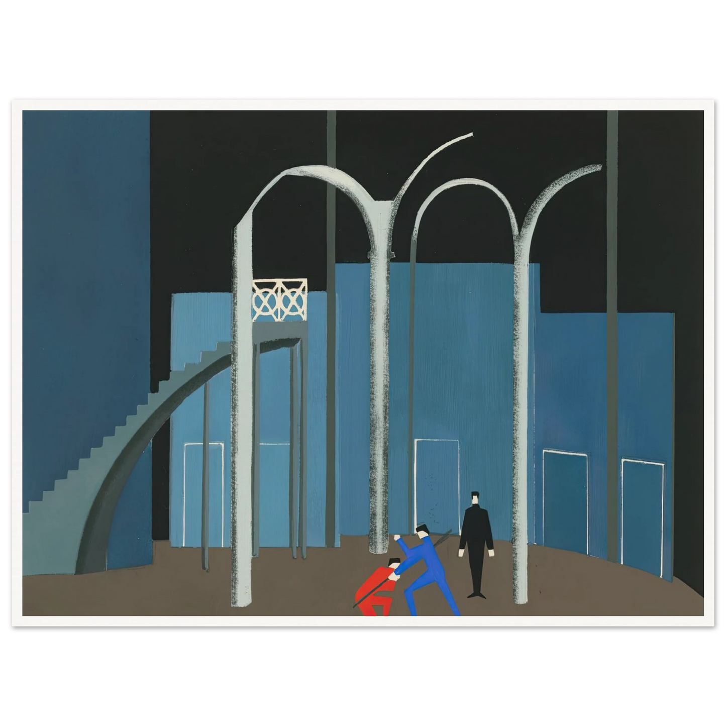 Maquettes dé Théatre 12 Art Print | Alexandra Exter-Quipham Collections