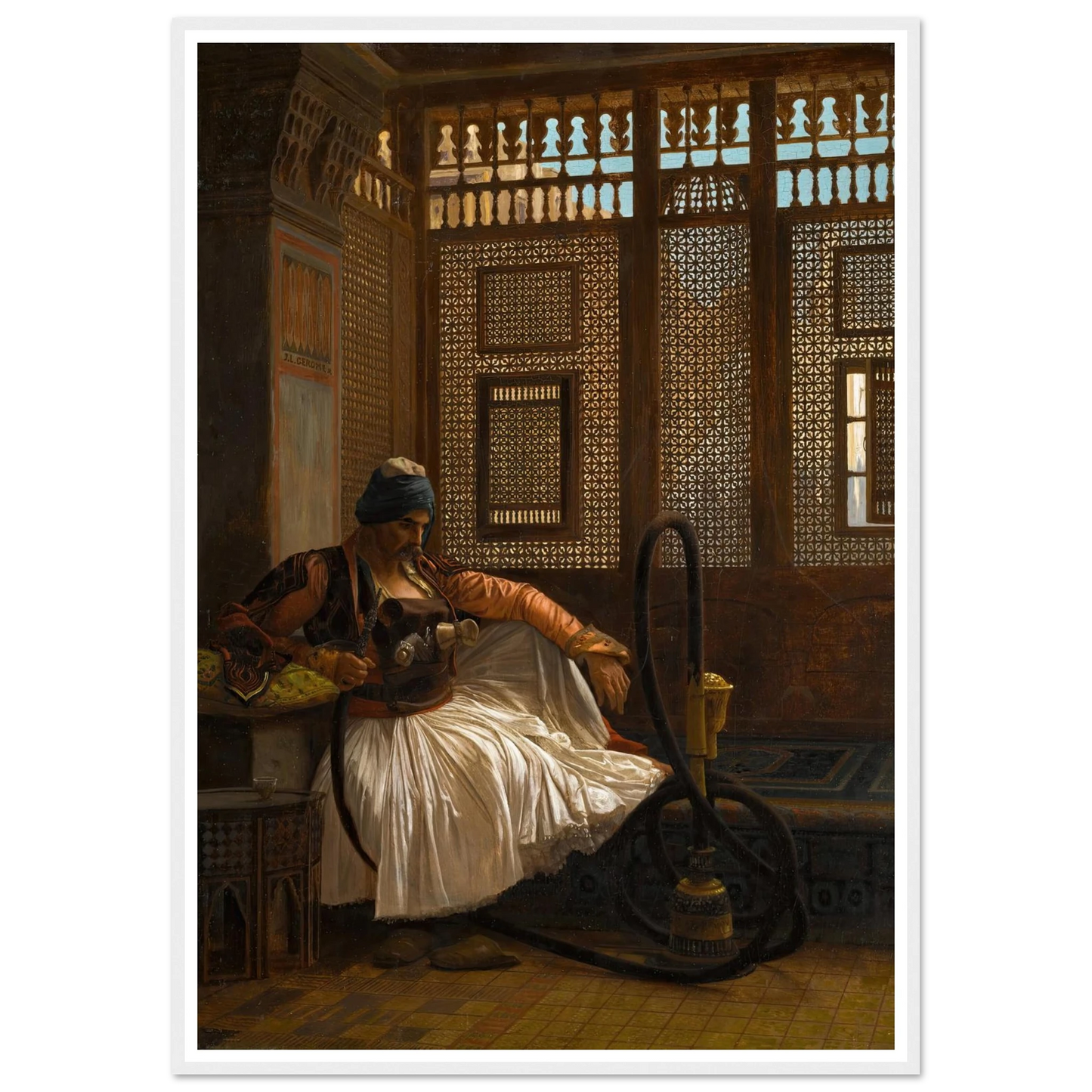 Arnaut at Rest Art Print | Jean Leon Gerome-Quipham Collections