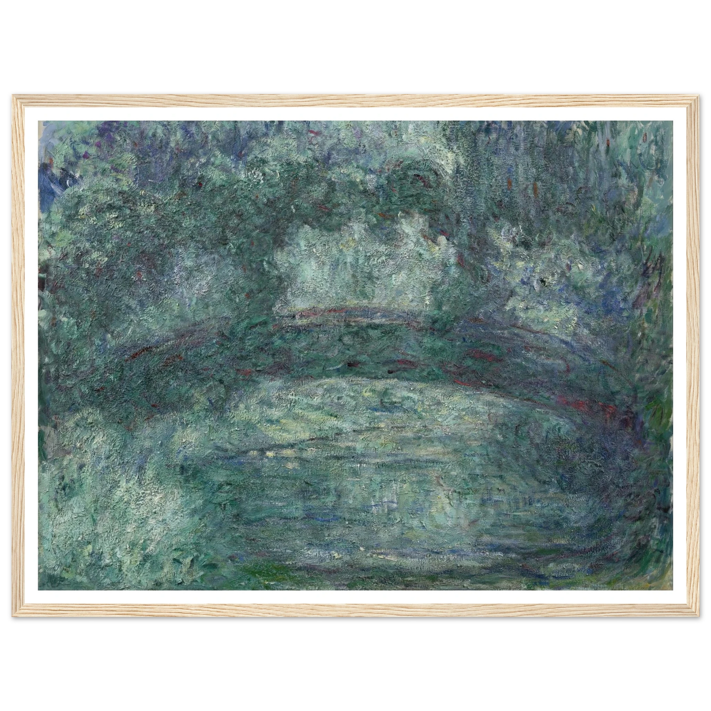 The Japanese bridge (1919-1924) Art Print | Claude Monet-Quipham Collections