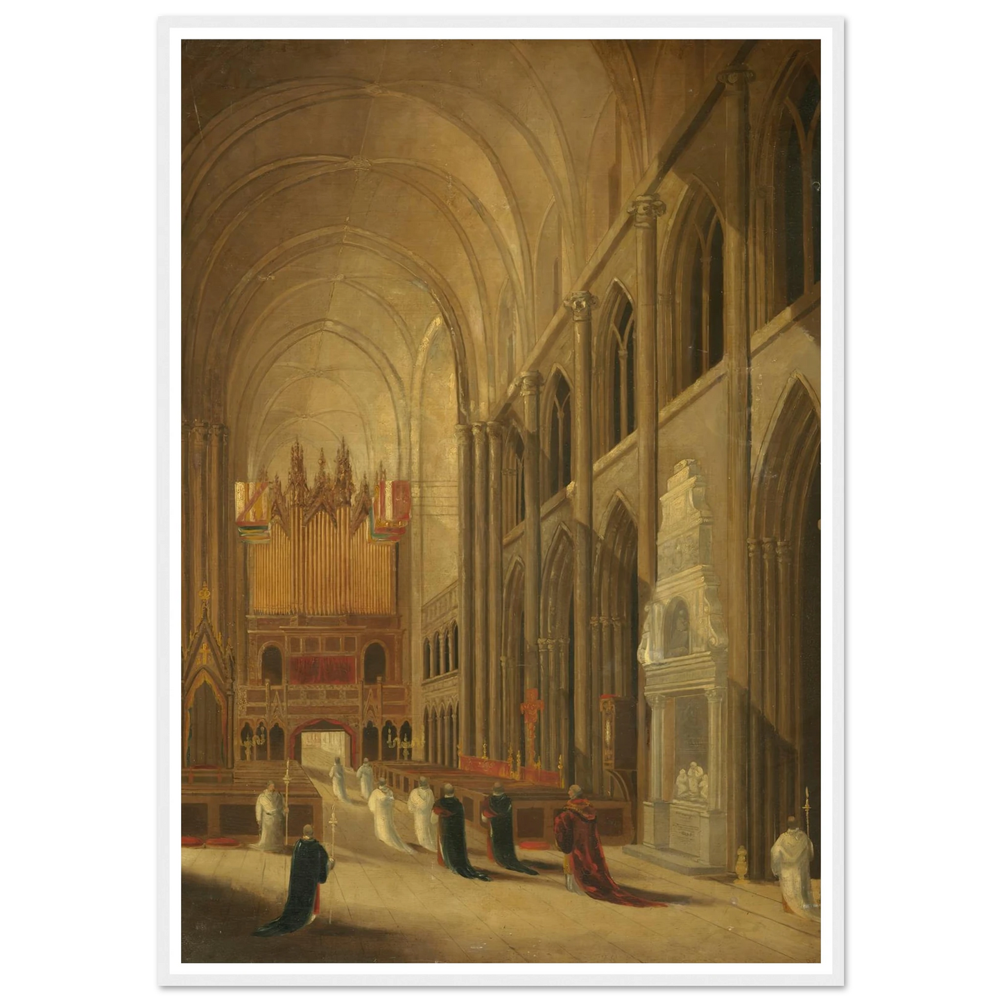 Going to Mass Art Print | David Roberts-Quipham Collections