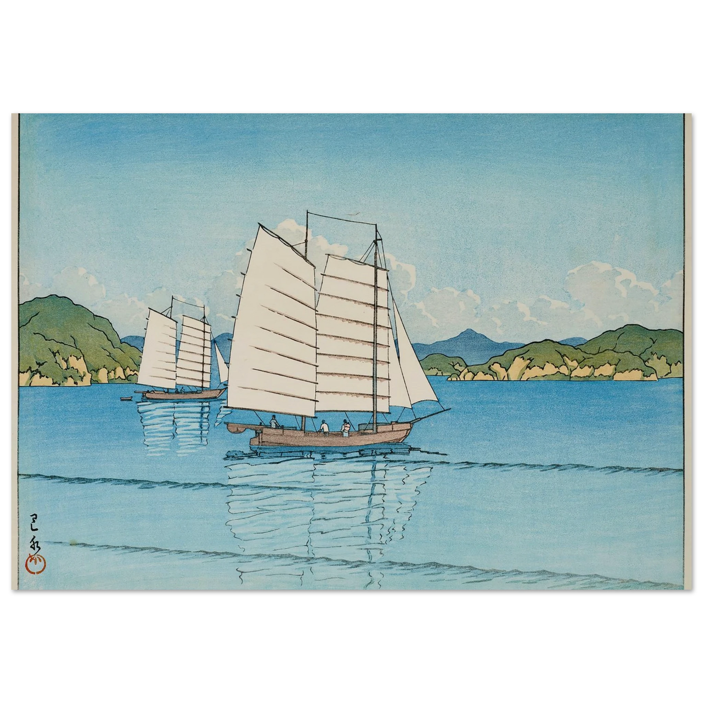 Inland Sea (1952) Art Print | Kawase Hasui-Quipham Collections