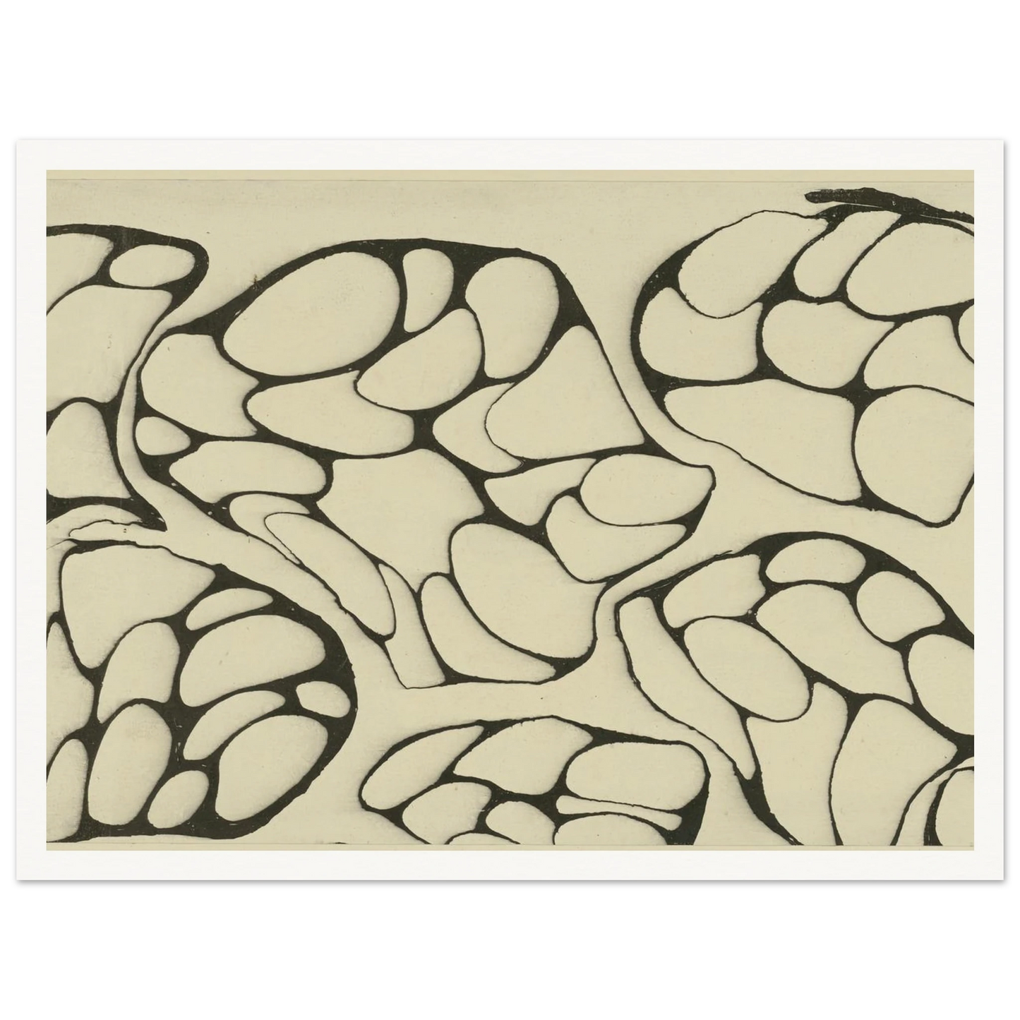 Adermarmorpapier (1903 - 1907) Art Print | Josef Hoffmann-Quipham Collections