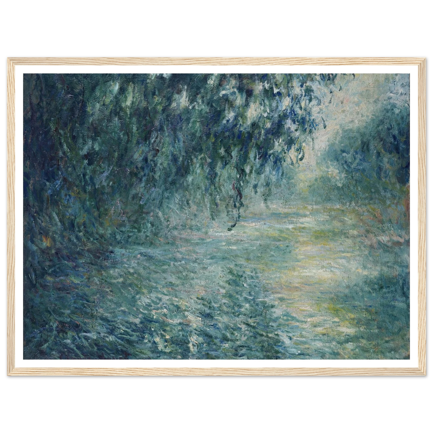 Morning on the Seine (1898) Art Print | Claude Monet-Quipham Collections