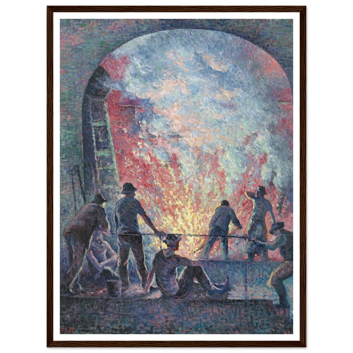 L’Acierie (1899) Art Print | Maximilien Luce-Quipham Collections