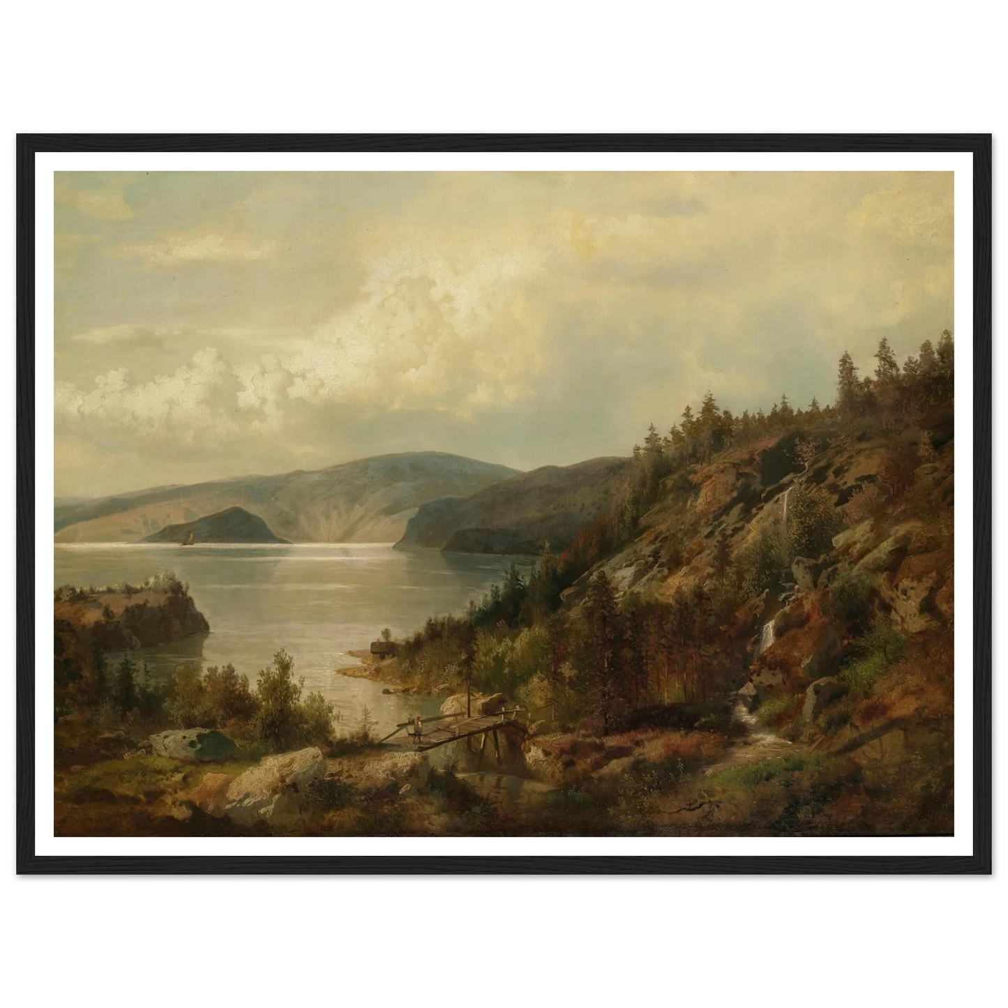The Old Bridge Art Print | Hermann Ottomar Herzog-Quipham Collections