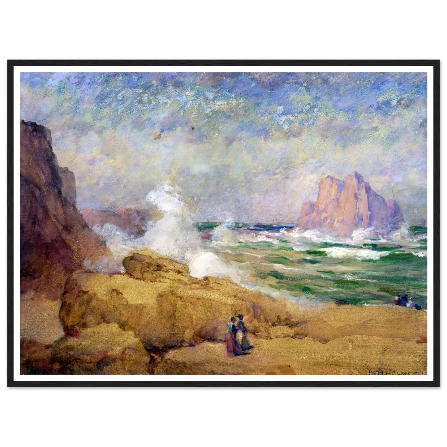 On The Coast Of California Art Print | William Henry Holmes-Quipham Collections