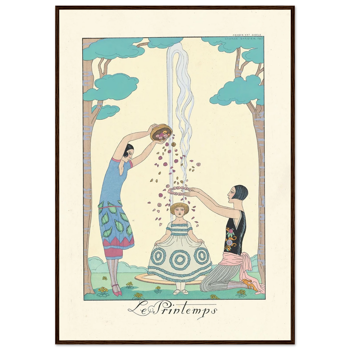 Le Printemps (Spring) (1922–1926) Art Print | George Barbier-Quipham Collections