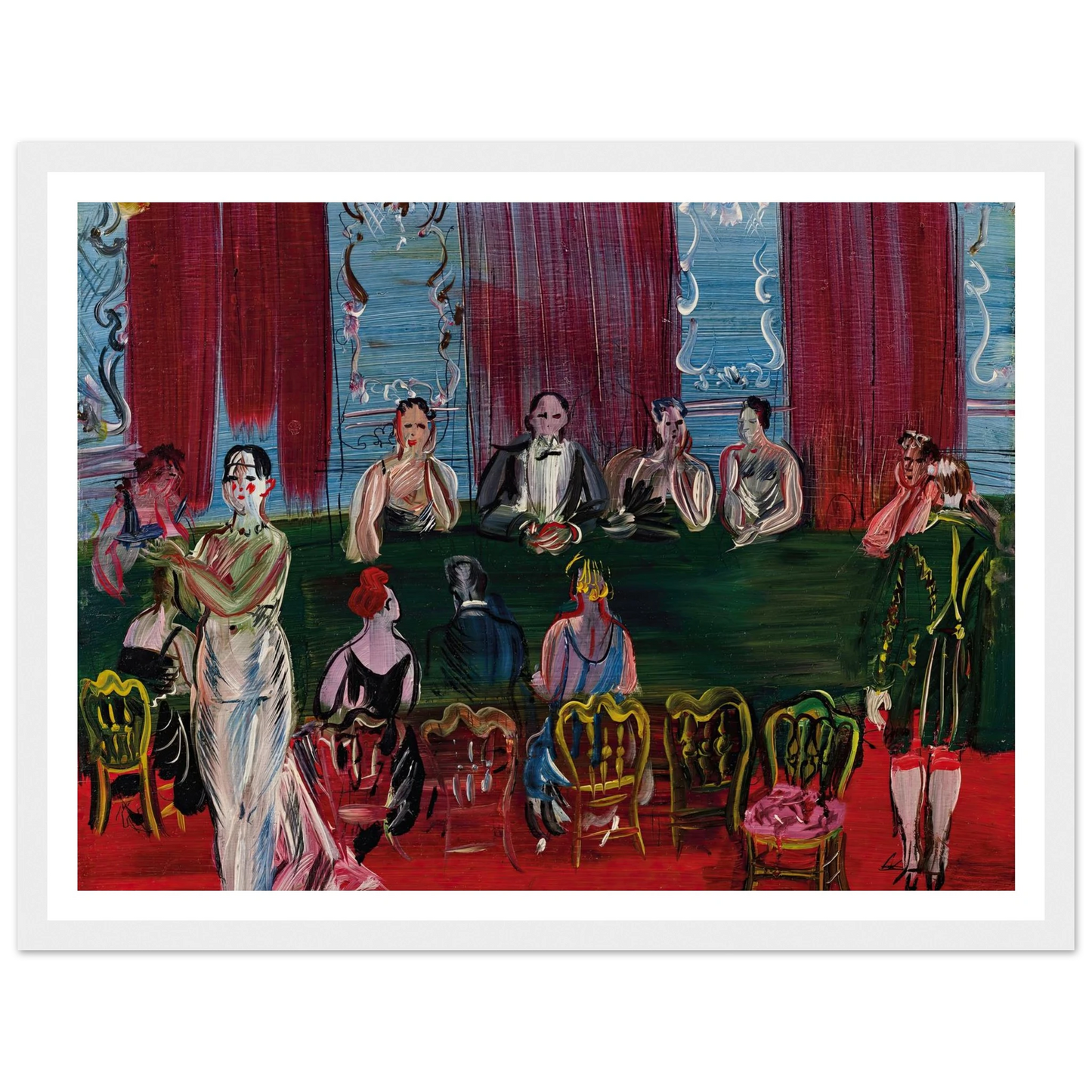 Baccara (1938) Art Print | Raoul Dufy-Quipham Collections