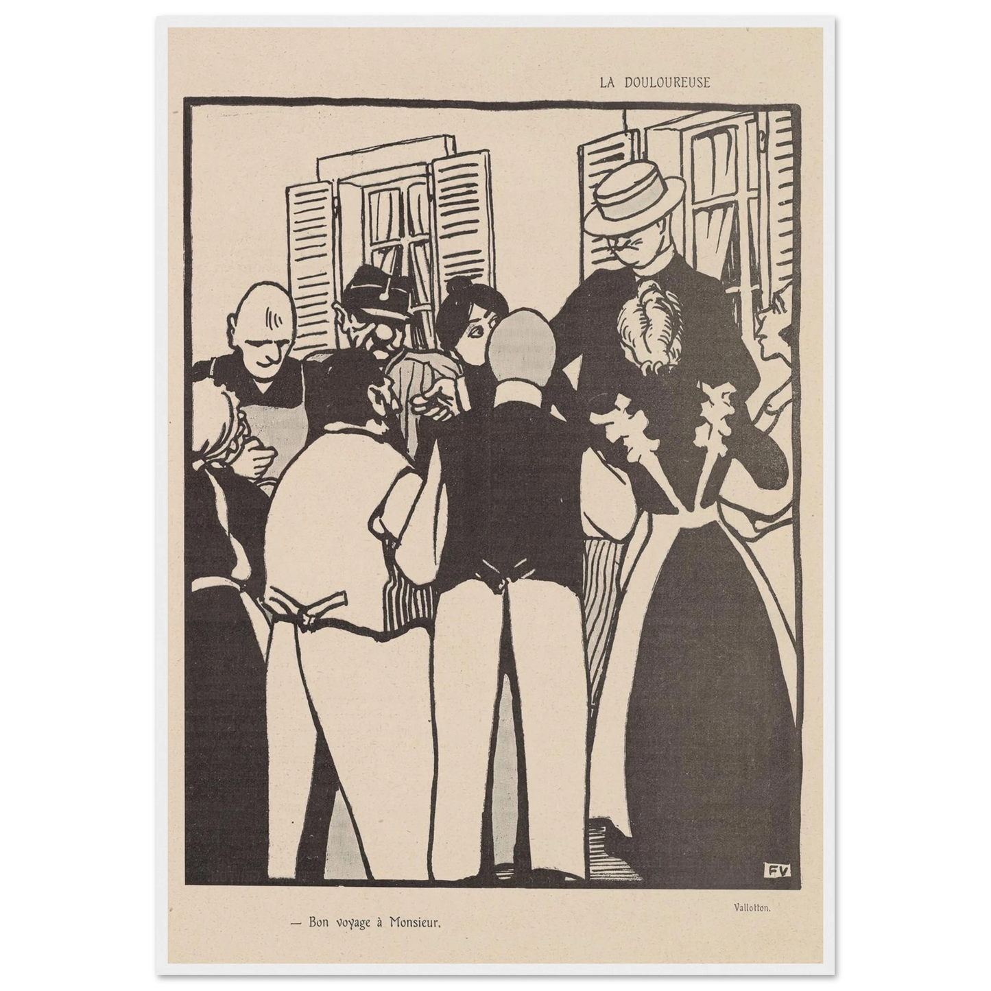22 août 1903. Art Print | Felix Vallotton-Quipham Collections