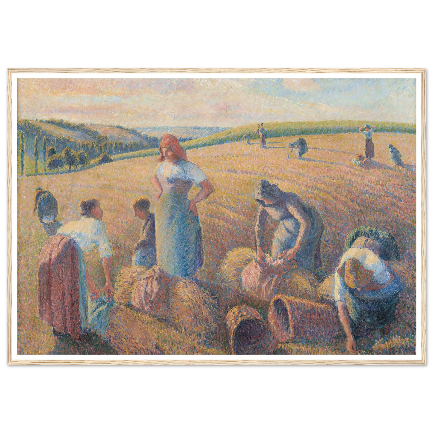 The Gleaners (1889) Art Print | Camille Pissarro-Quipham Collections
