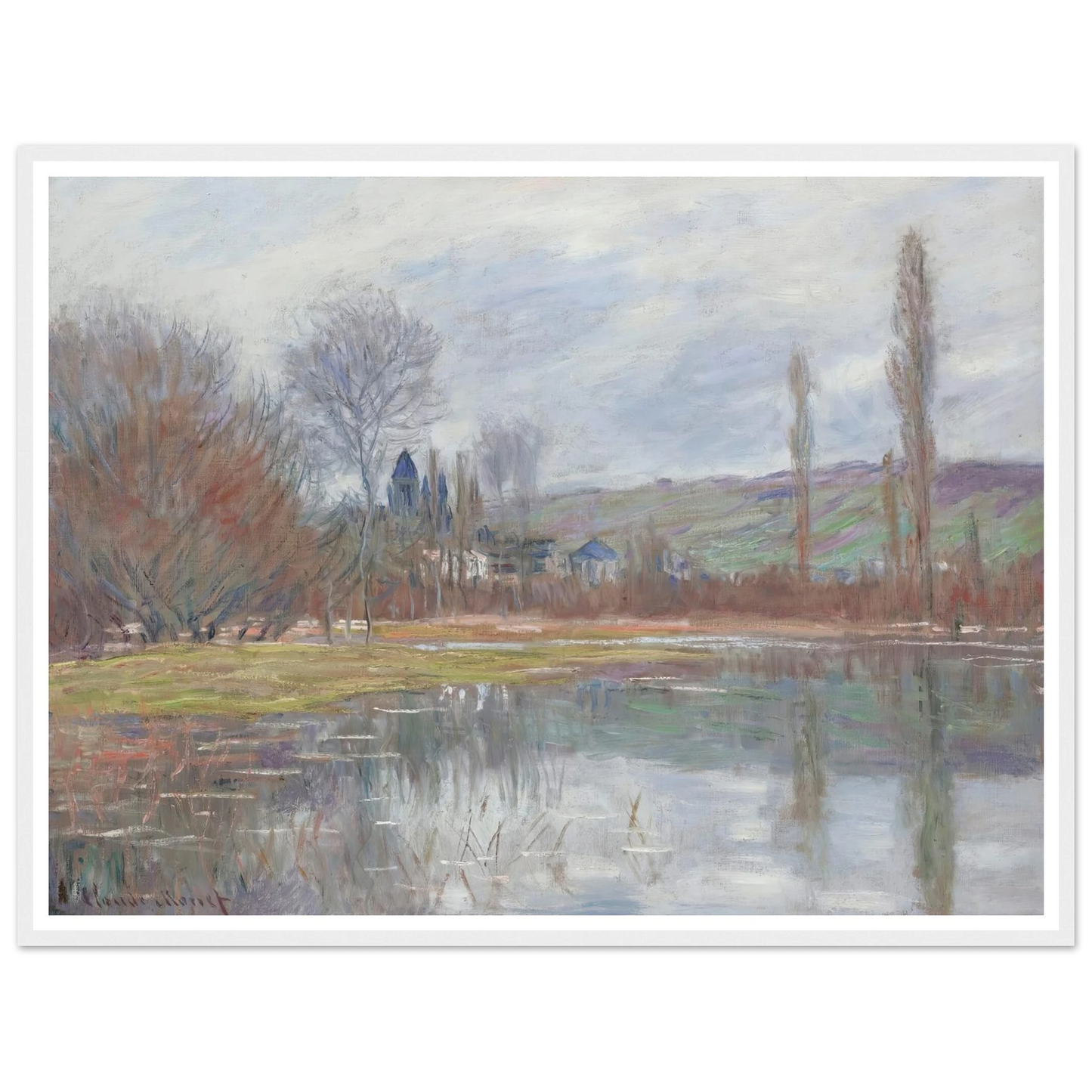 Printemps À Vétheuil (1881) Art Print | Claude Monet-Quipham Collections