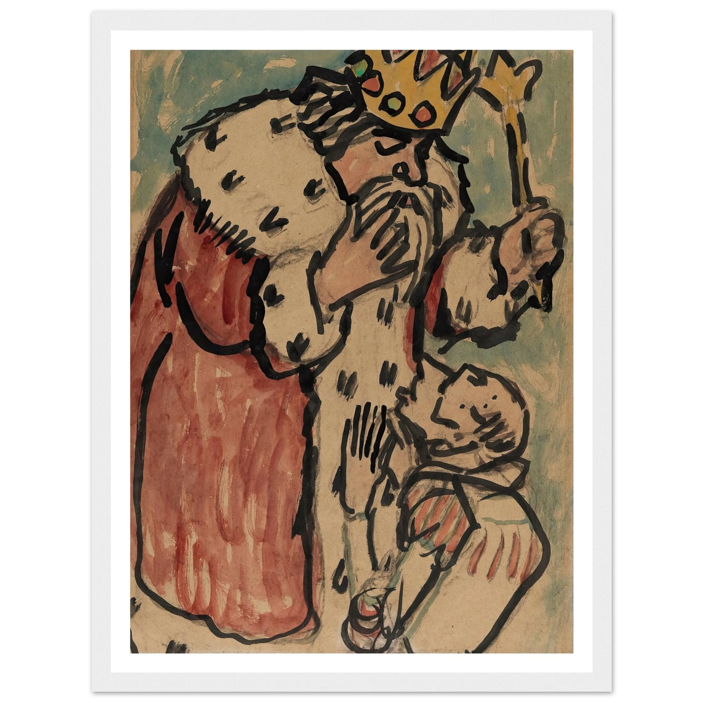 König (1910) Art Print | Christian Rohlfs-Quipham Collections