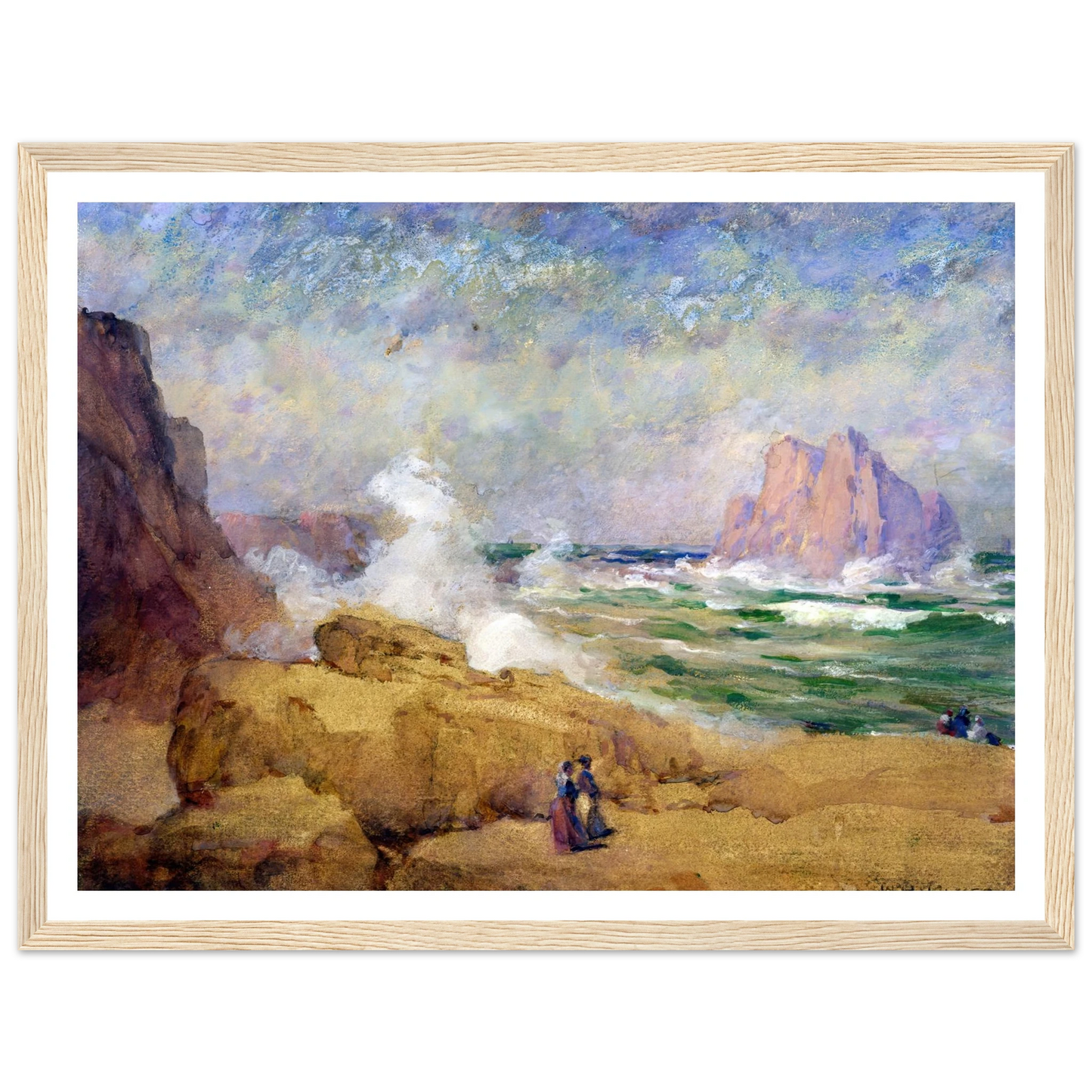 On The Coast Of California Art Print | William Henry Holmes-Quipham Collections