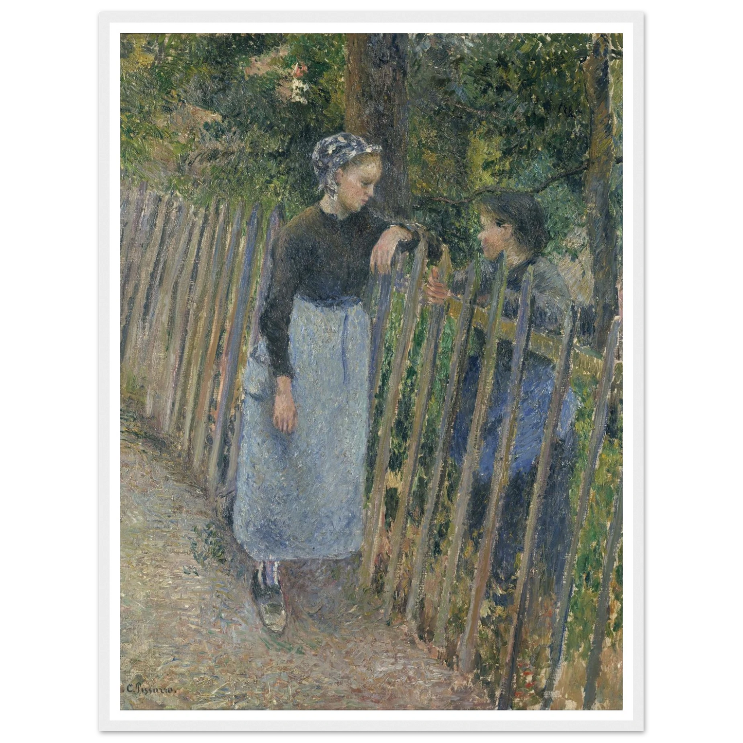 Conversation Art Print | Camille Pissarro-Quipham Collections