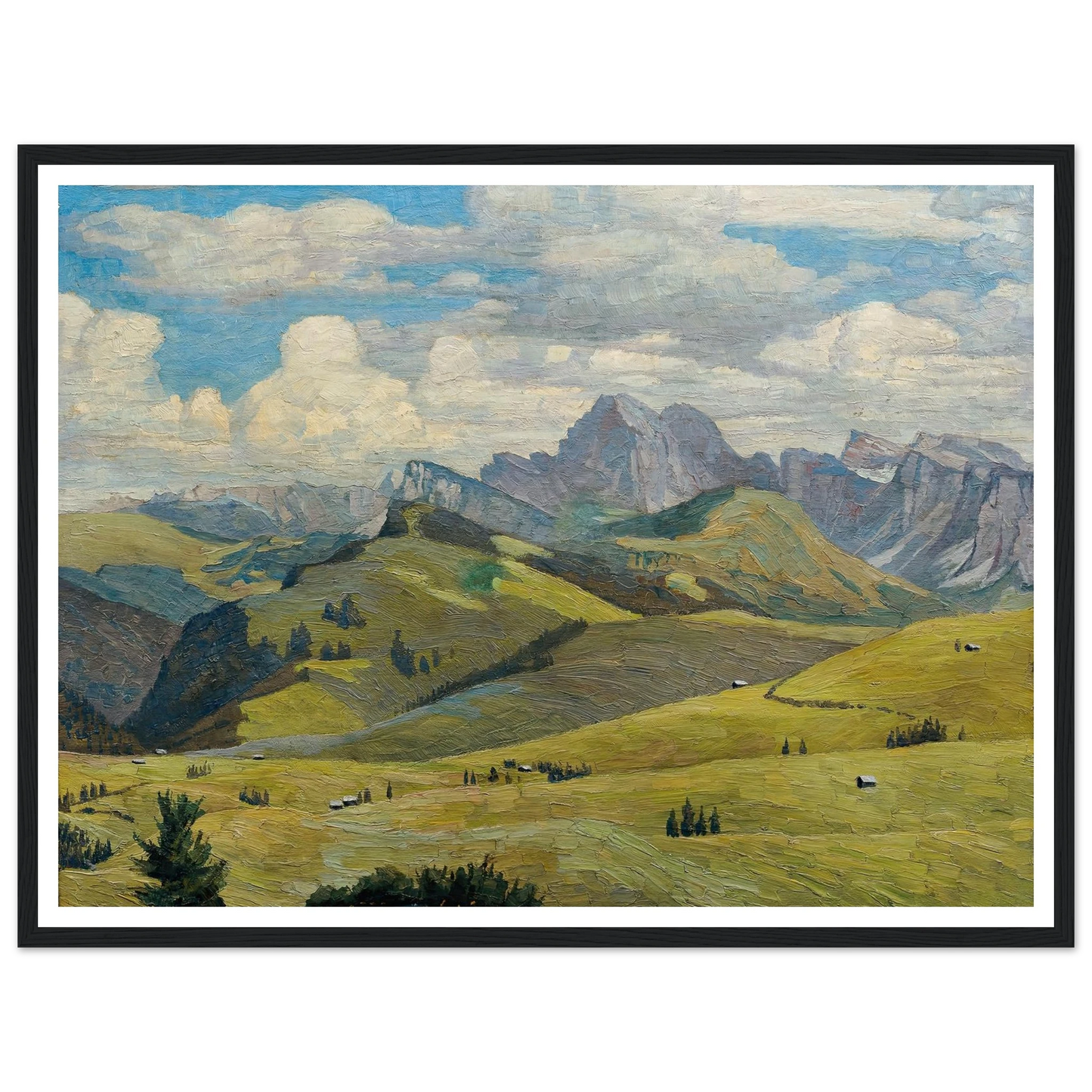 Seiser Alm (Südtirol) (1914) Art Print | Max Kahrer-Quipham Collections