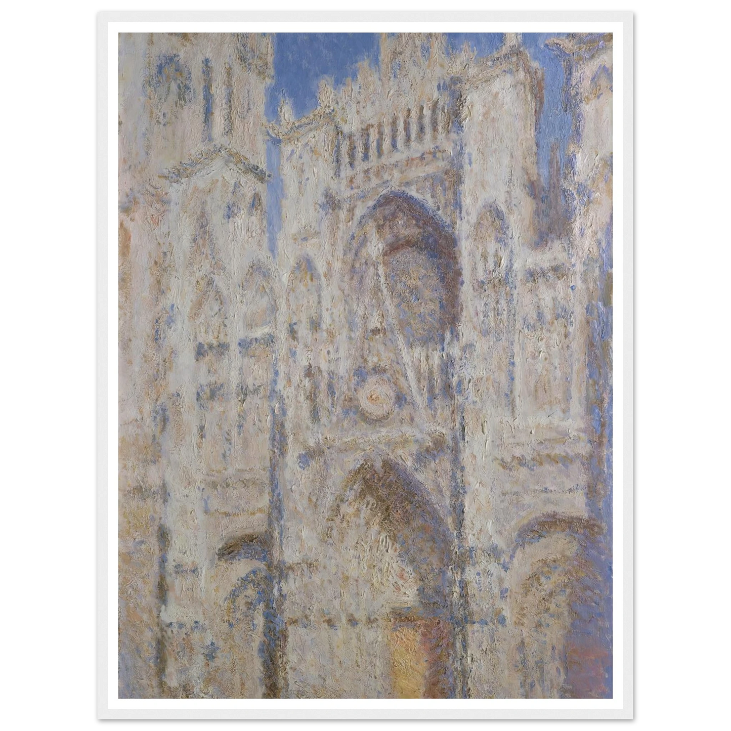 Rouen Cathedral; The Portal (Sunlight) (1894) Art Print | Claude Monet-Quipham Collections