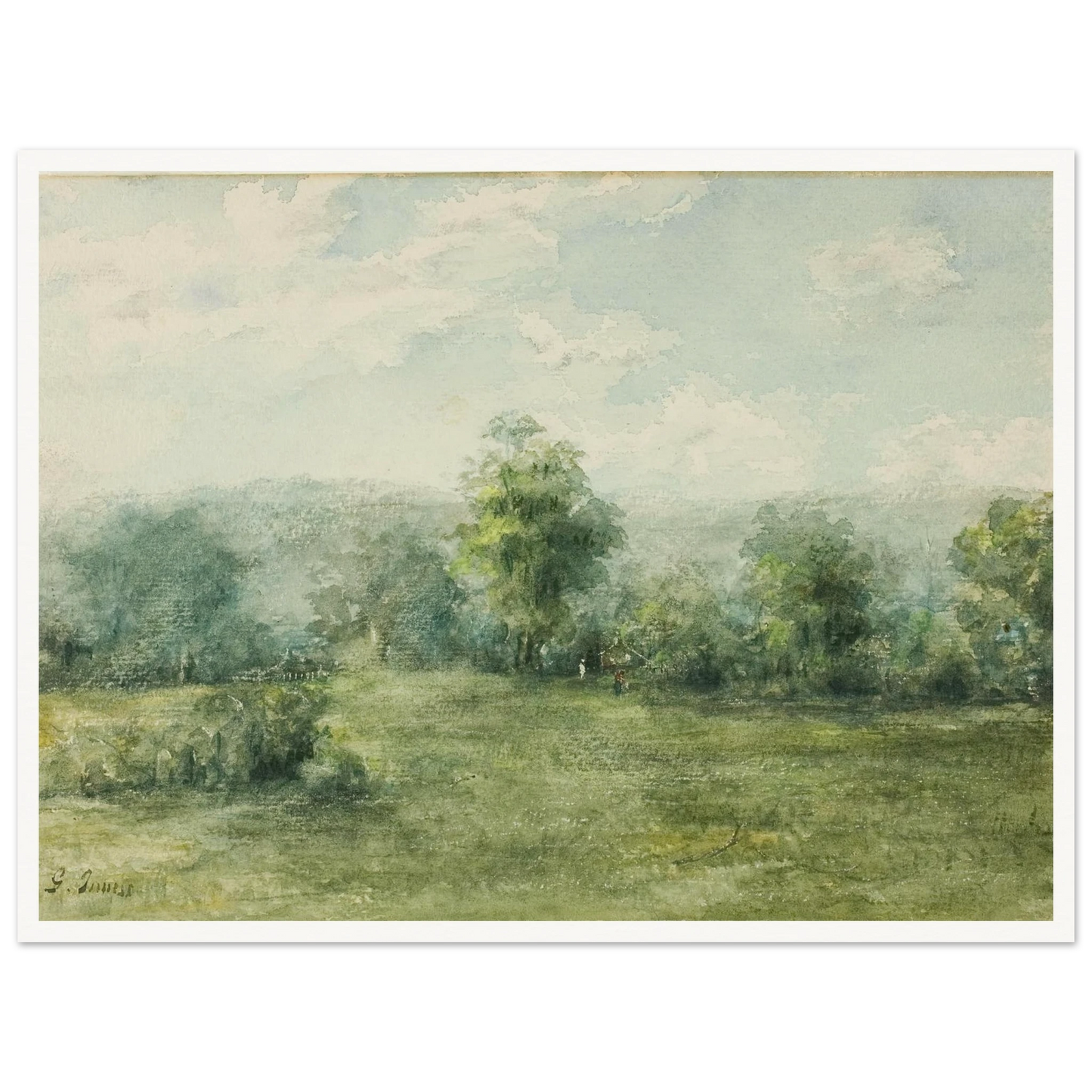 Landscape Art Print | George Inness-Quipham Collections