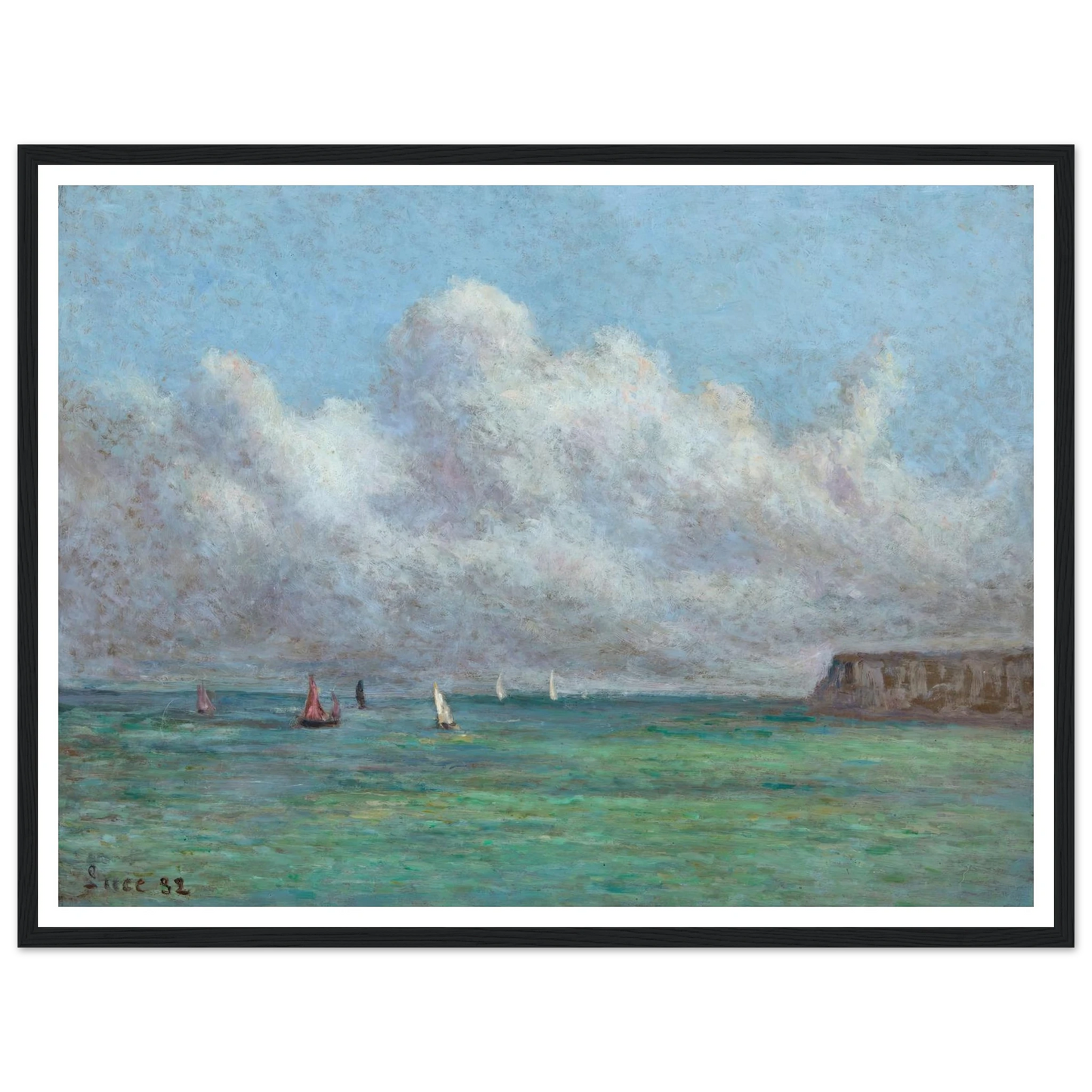 Mer, Somme (1932) Art Print | Maximilien Luce-Quipham Collections