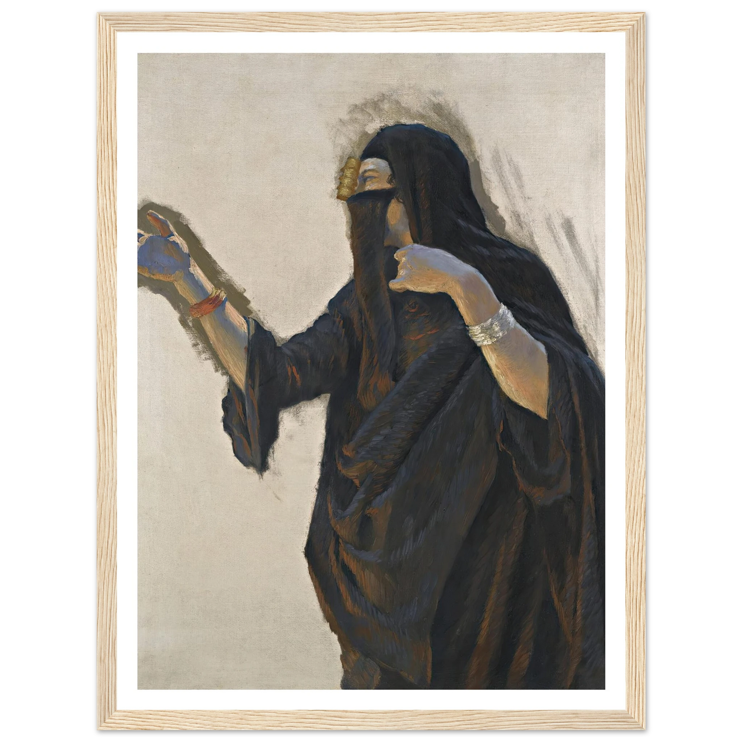 Veiled Lady Art Print | Ludwig Deutsch-Quipham Collections
