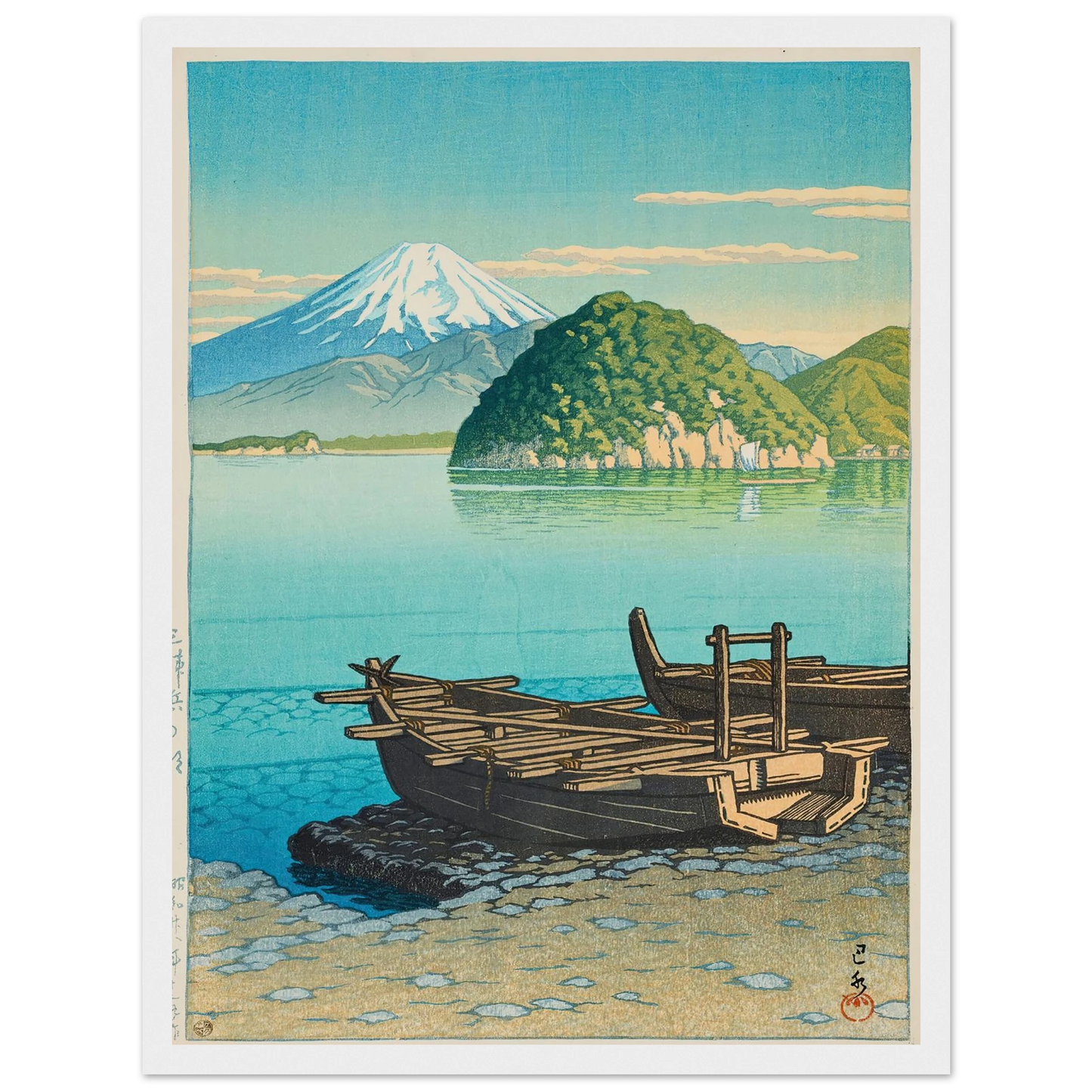 Mitohama no asa (Morning at Mitohama) (1953) Art Print | Kawase Hasui-Quipham Collections