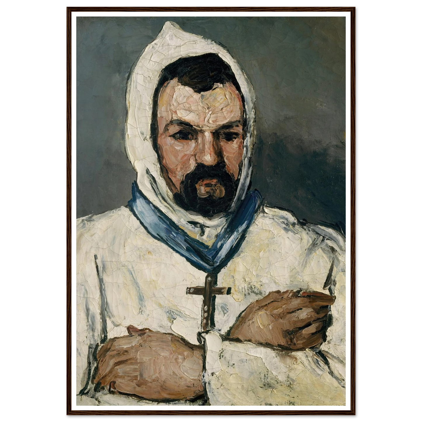 Antoine Dominique Sauveur Aubert (born 1817), the Artist’s Uncle, as a Monk (1866) Art Print | Paul Cezanne-Quipham Collections