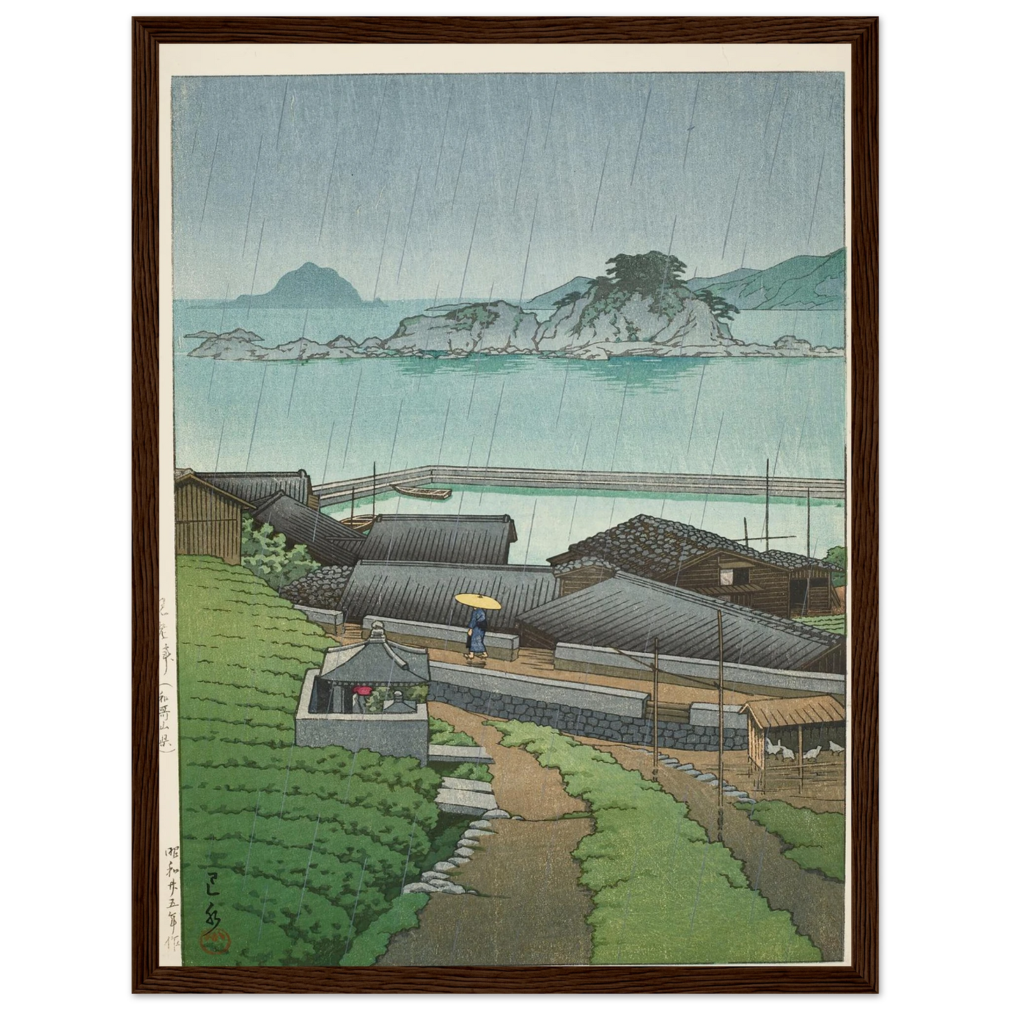 Mirozu, Wakayama Prefecture (1950) Art Print | Kawase Hasui-Quipham Collections