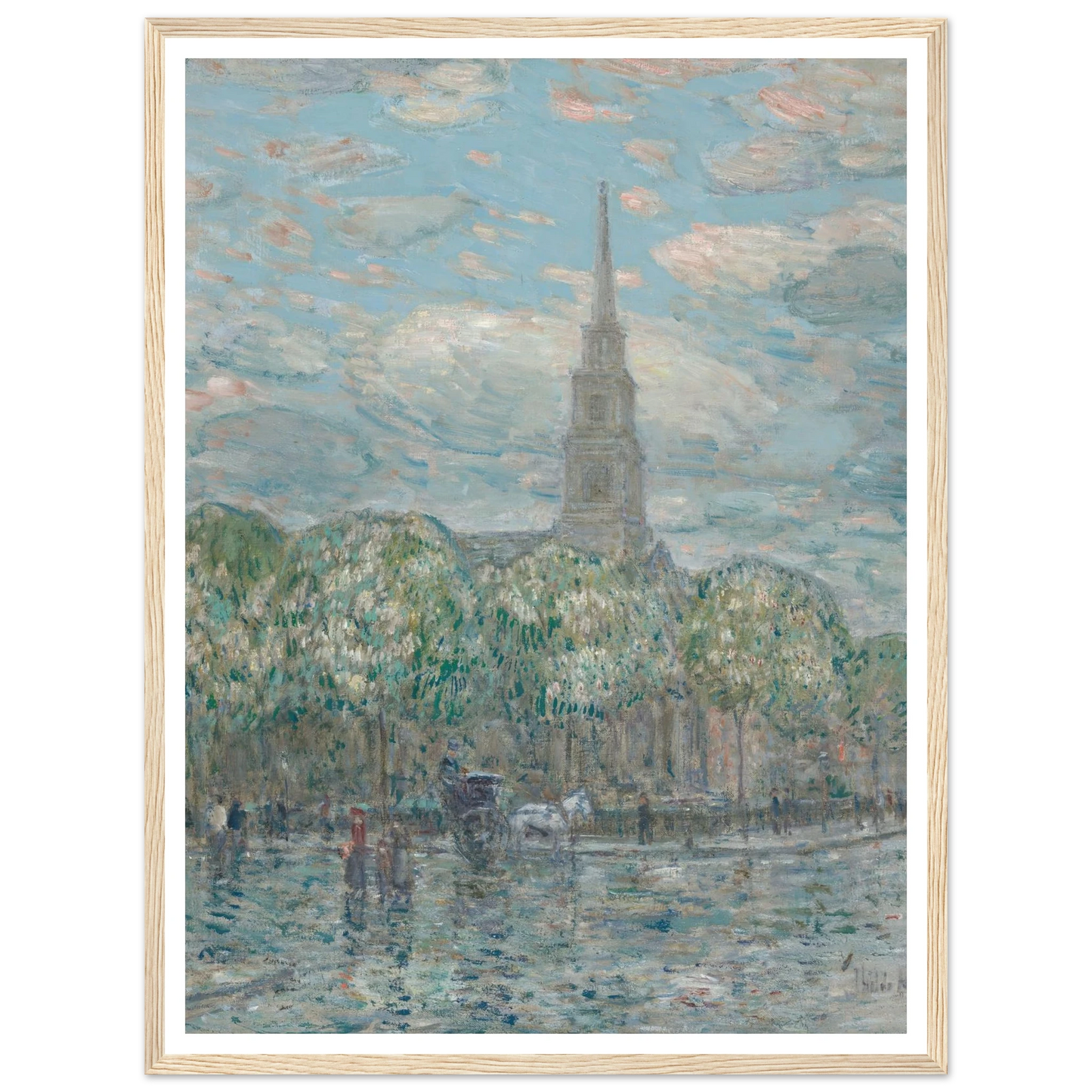 St. Mark’s in the Bowery (1910) Art Print | Childe Hassam-Quipham Collections