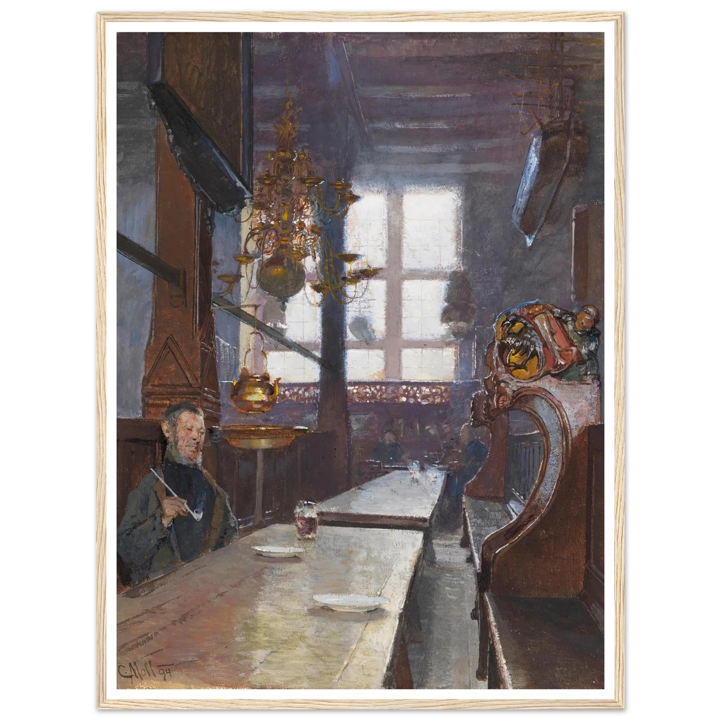 Schifferhaus in Lübeck (1894) Art Print | Carl Moll-Quipham Collections