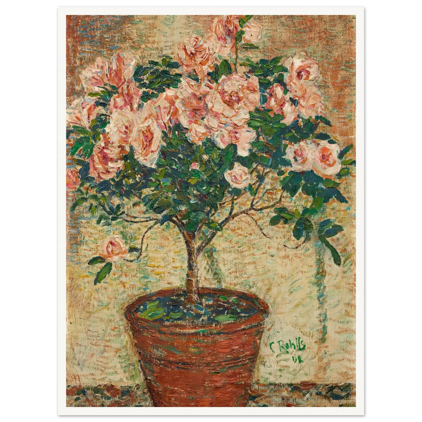 Azaleen-Stämmchen (1902) Art Print | Christian Rohlfs-Quipham Collections