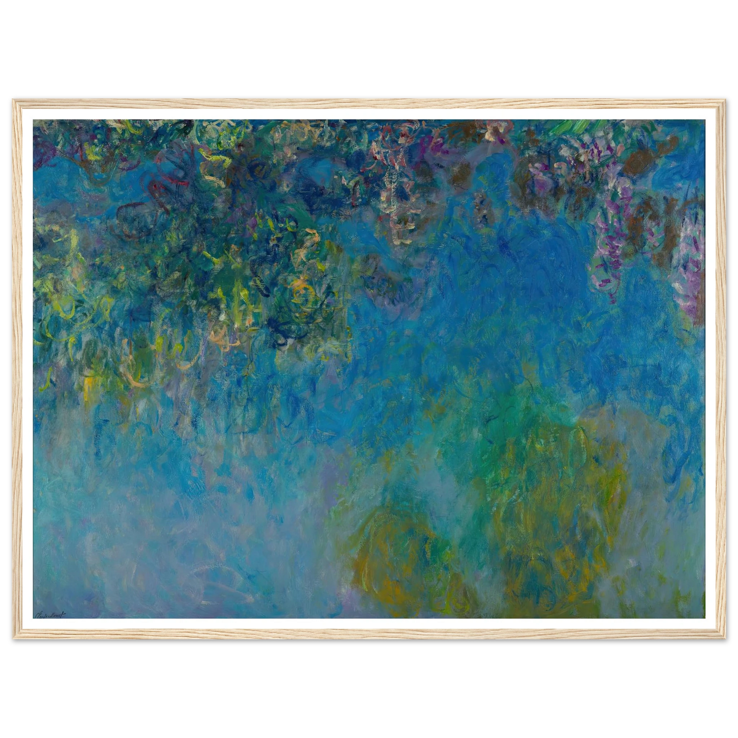 Wisteria (circa 1925) Art Print | Claude Monet-Quipham Collections