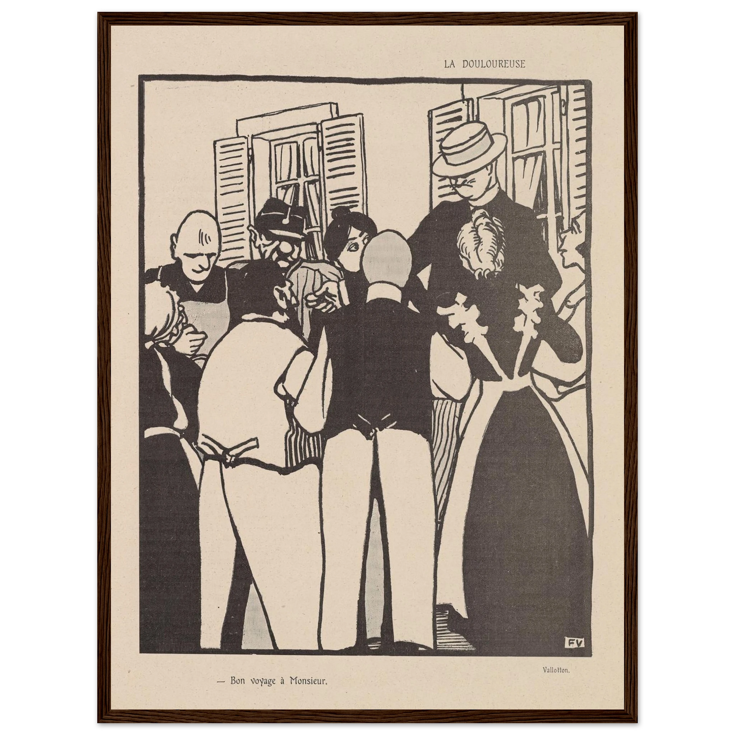 22 août 1903. Art Print | Felix Vallotton-Quipham Collections