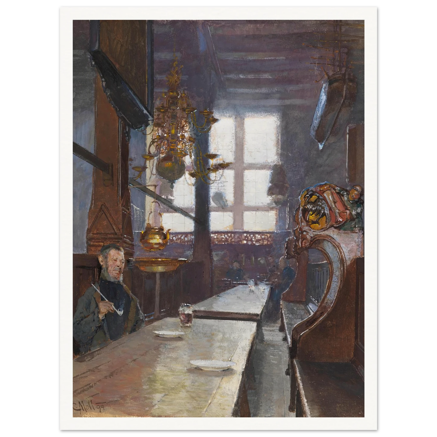 Schifferhaus in Lübeck (1894) Art Print | Carl Moll-Quipham Collections