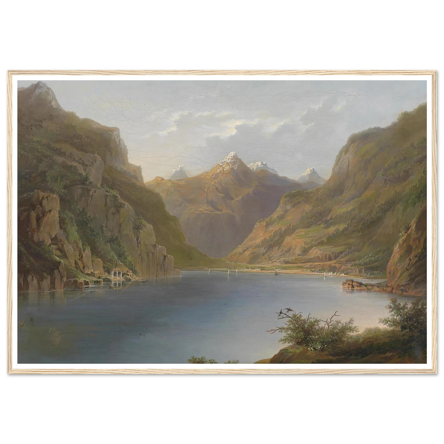 Vierwaldstättersee (1882) Art Print | Hermann Ottomar Herzog-Quipham Collections